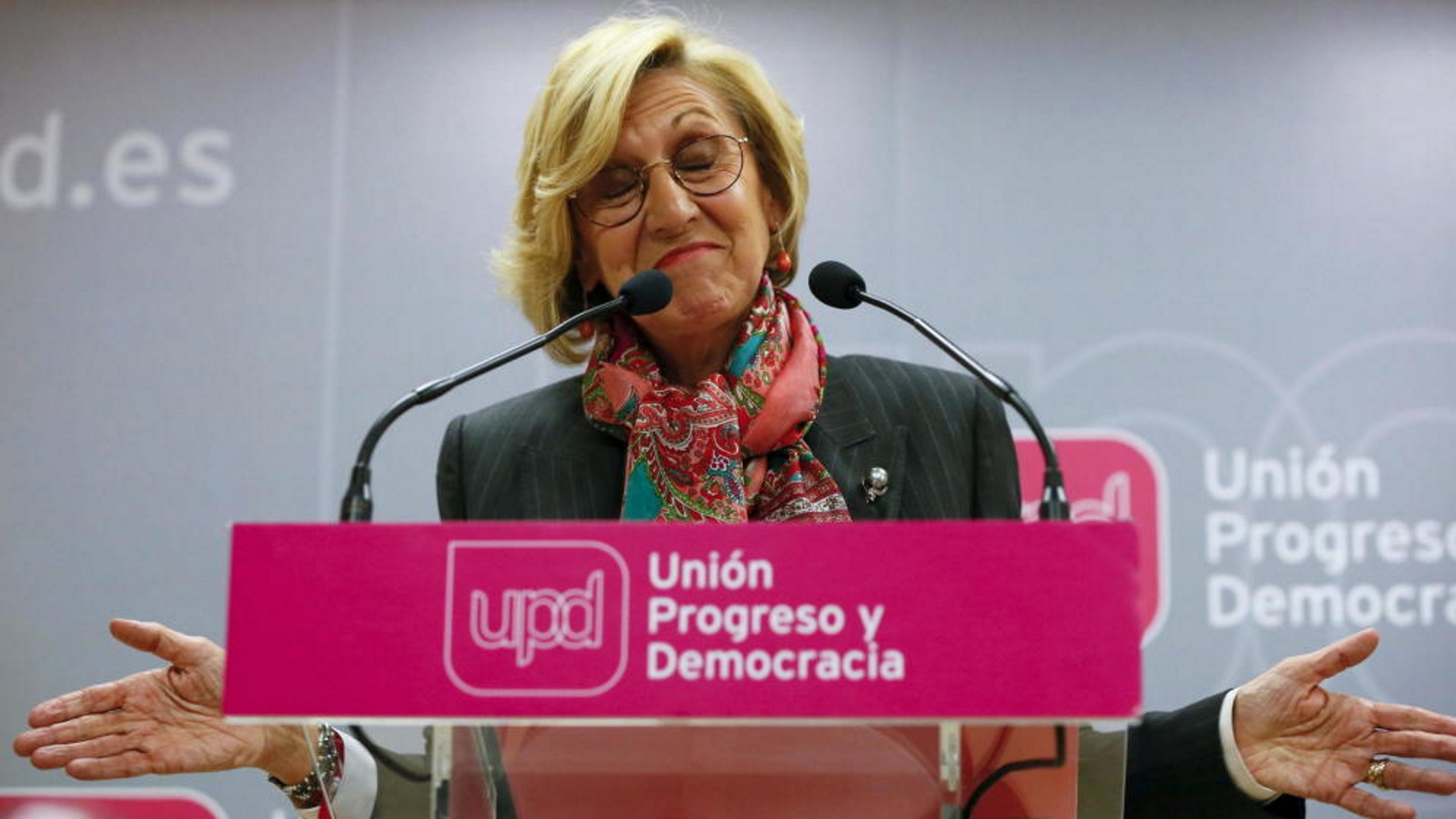Rosa Díez, devastada pel resultat electoral i la xarxa es trenca de riure