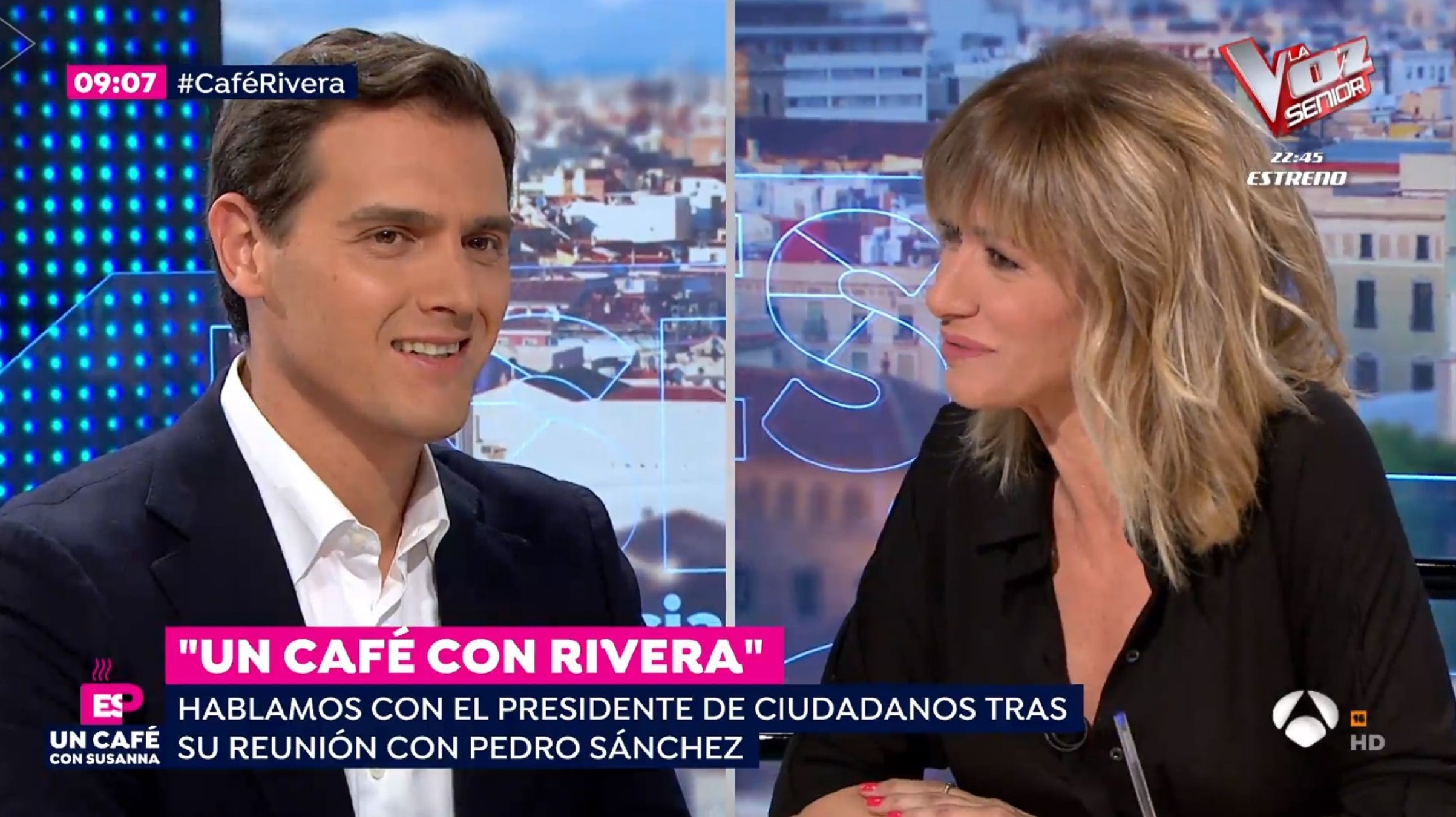 Enésimo café de Rivera con Griso y la red estalla: "¿Porno a las 9h de la mañana?"