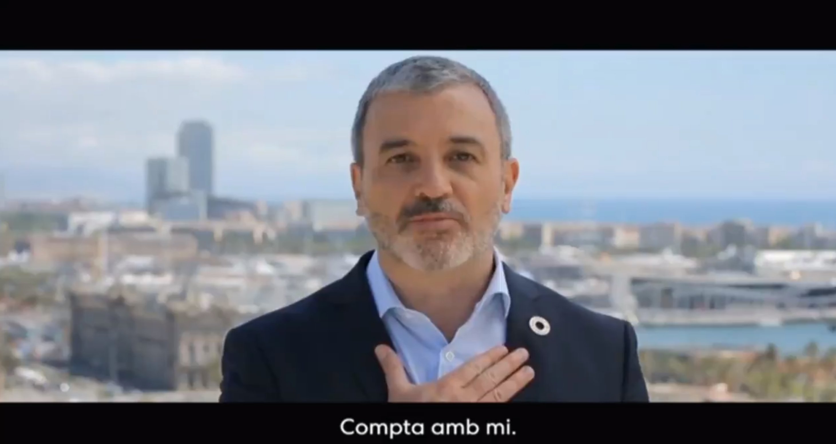 Destrossen el PSC de Jaume Collboni per arraconar el català en el vídeo electoral