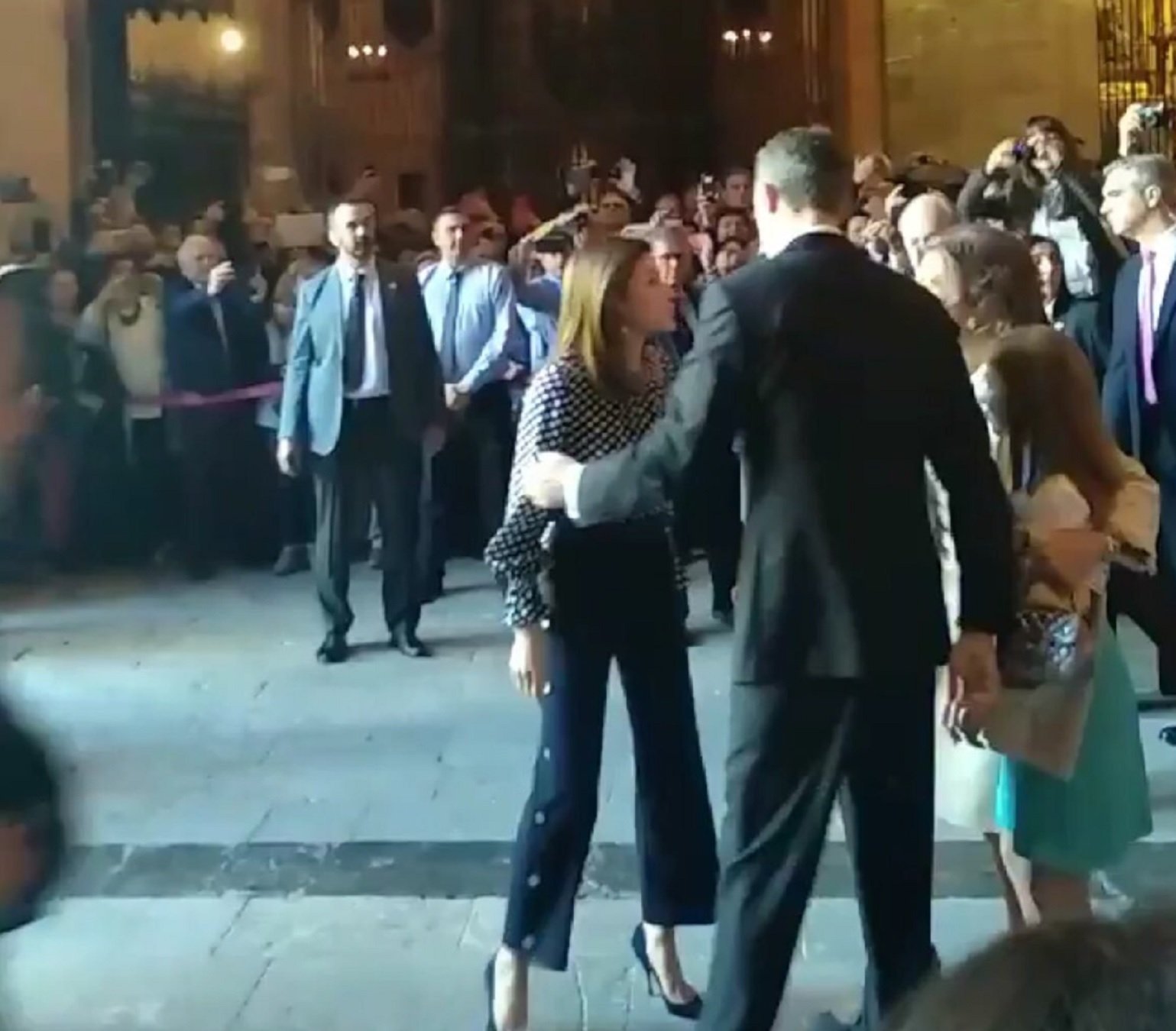 Sofia i tia Pecu humilien Letícia amb un gest a la catedral de Palma: "la Ortiz"
