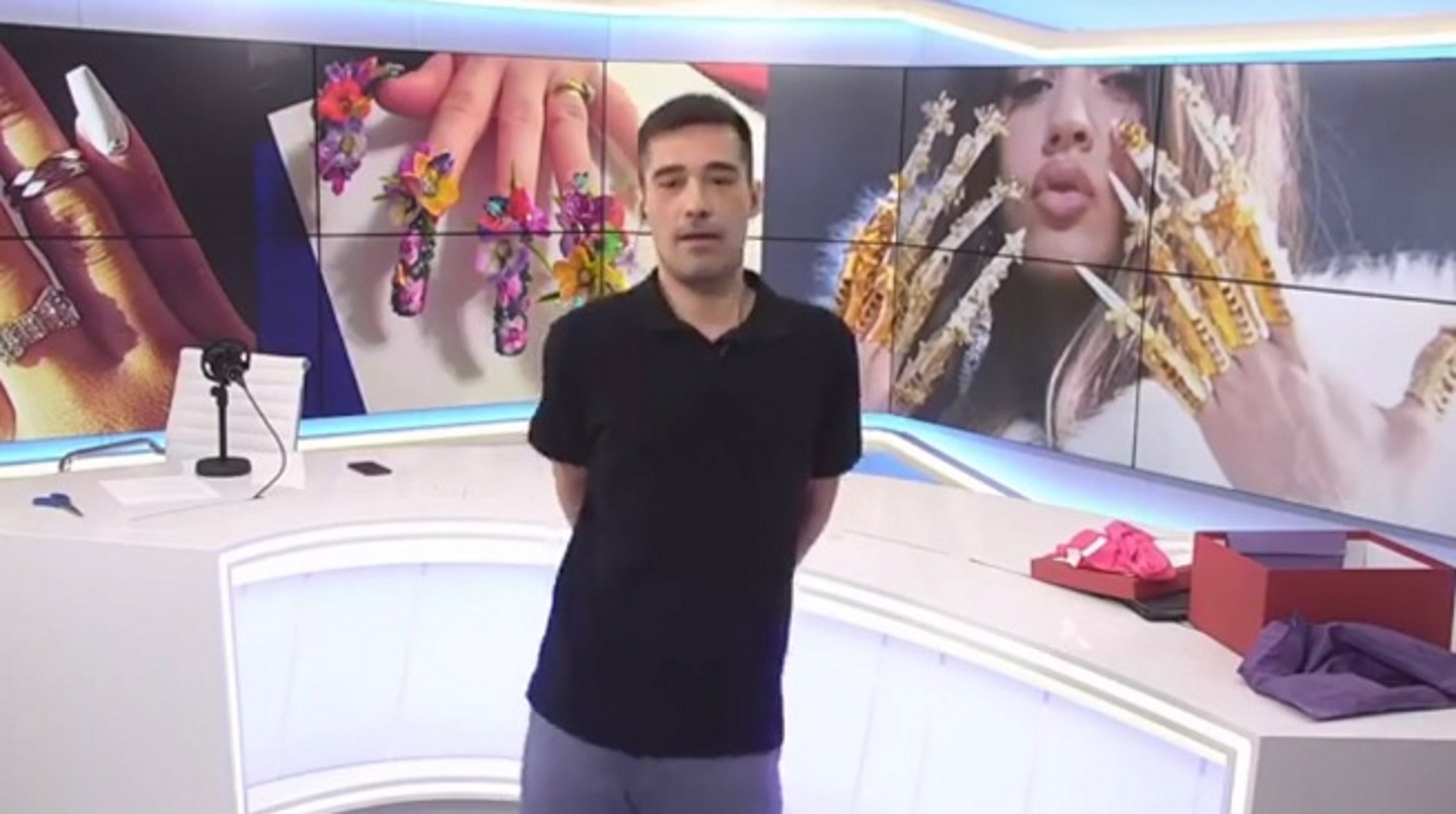Jordi Cruz fa embogir els seus fans lluint les ungles de Rosalía