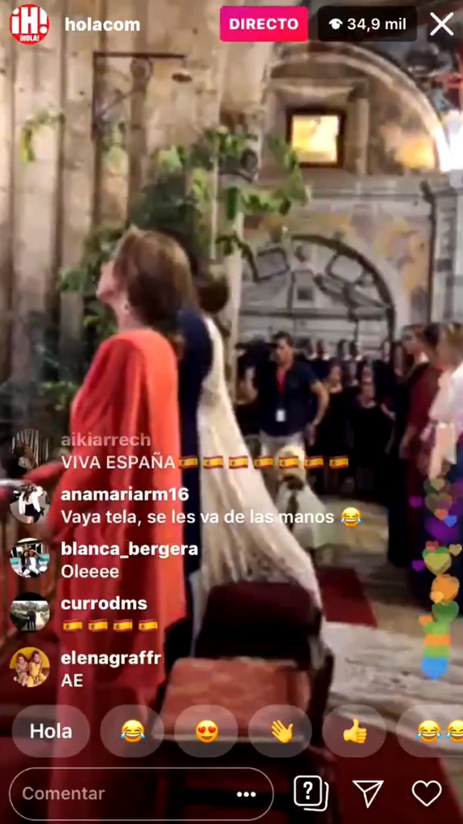 El himno de España suena a todo trapo en la boda de una famosa 'influencer'