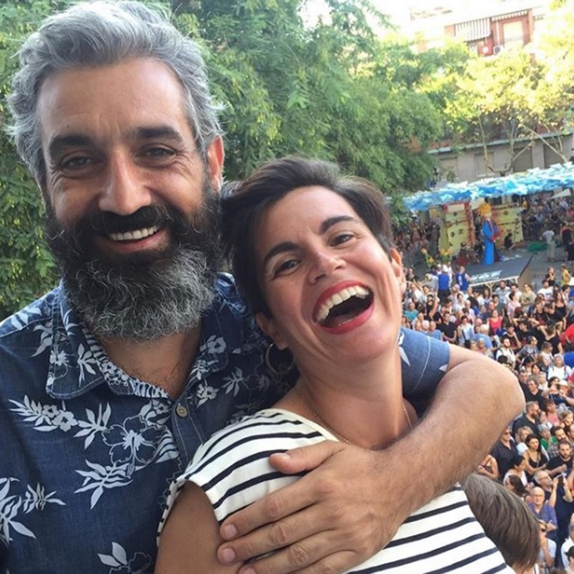 La tierna relación de pareja de Roger de Gràcia y Agnès Busquets