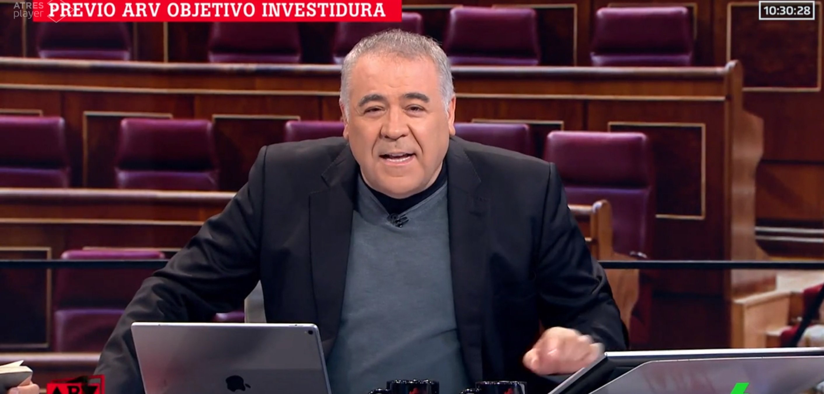 Ferreras es treu la careta i explica per què convida 'indepes' a La Sexta