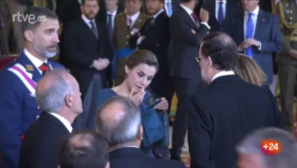 Letizia se 'maquilla' ante Rajoy