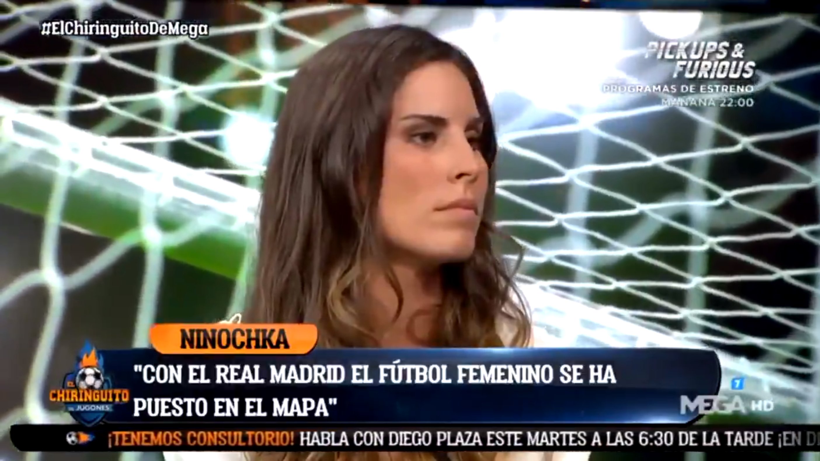 Fanatismo madridista en femenino: Una jugadora indigna en 'El Chiringuito'