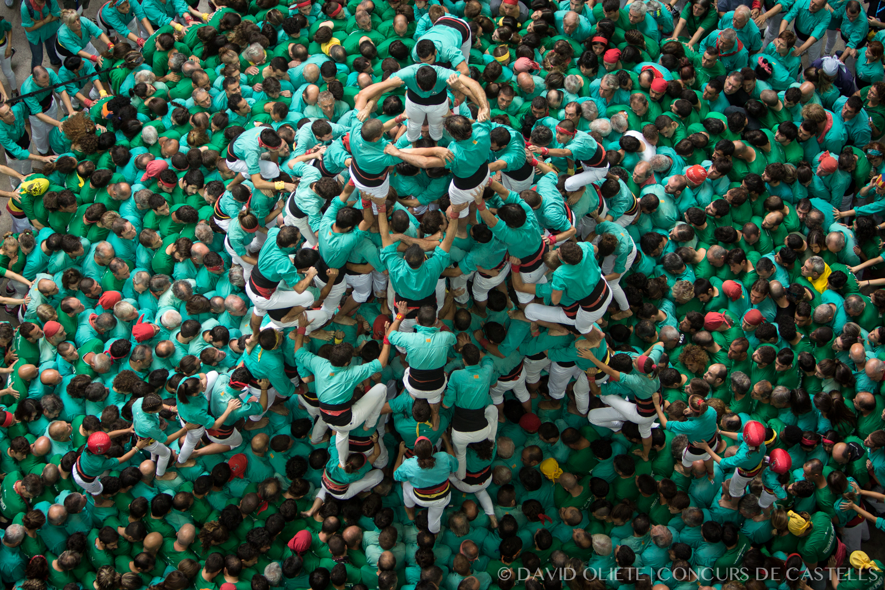 Una reportera denuncia una abyecta agresión en una jornada de castells en Vilafranca