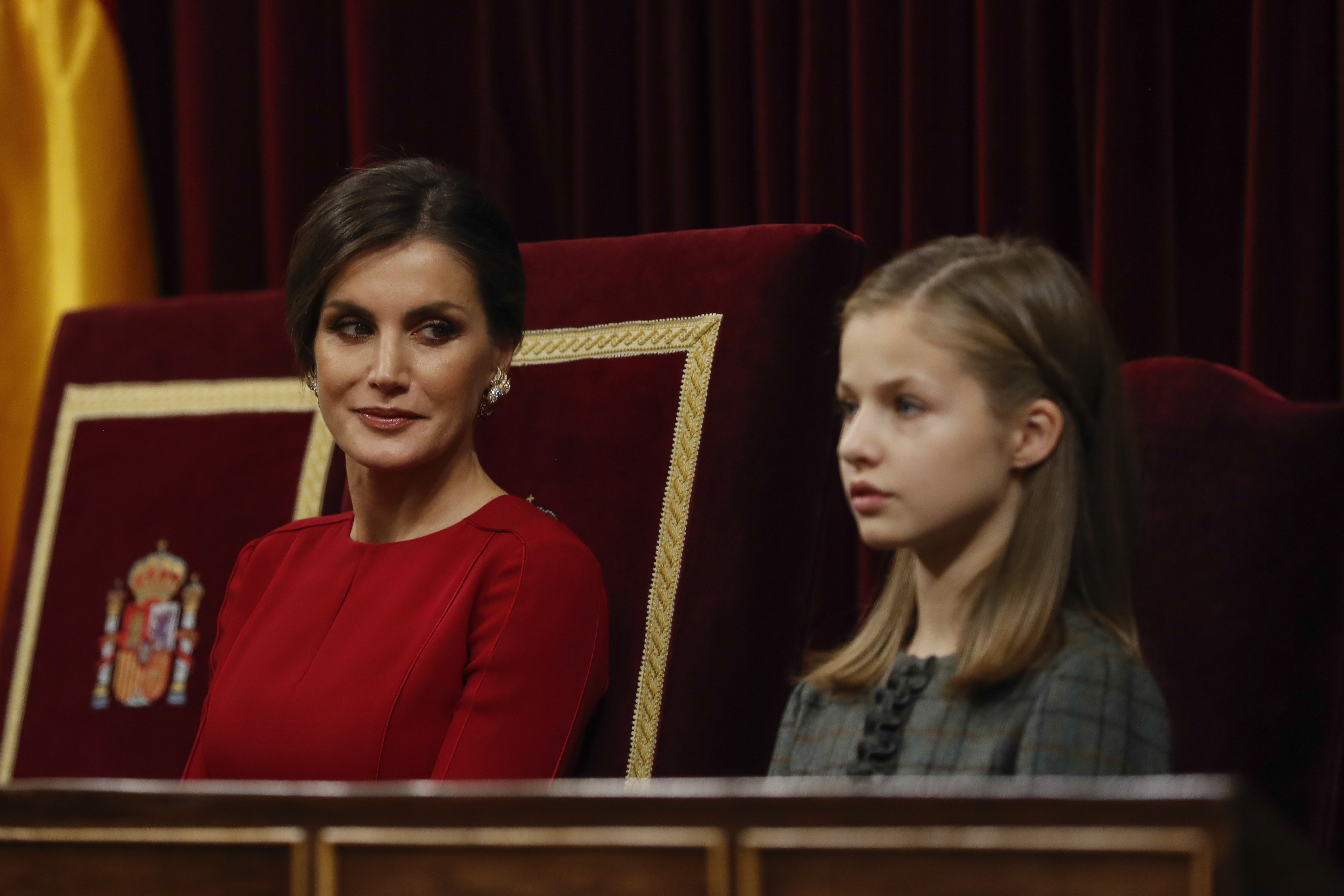 VÍDEO: El cortante gesto de Letizia dejando a Leonor con la palabra en la boca