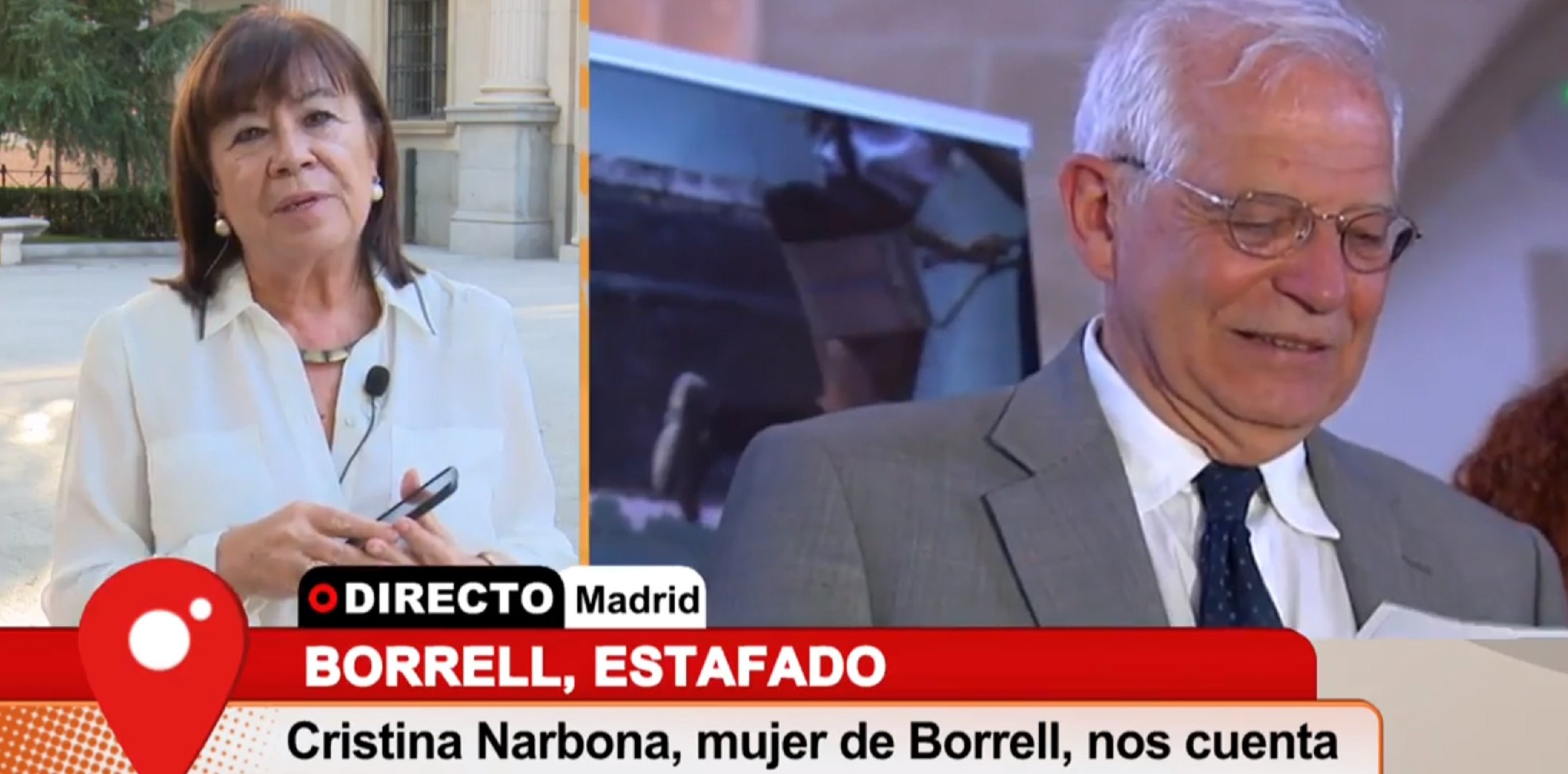 Masclisme a Telecinco, rètol del càrrec de Cristina Narbona: "mujer de Borrell"