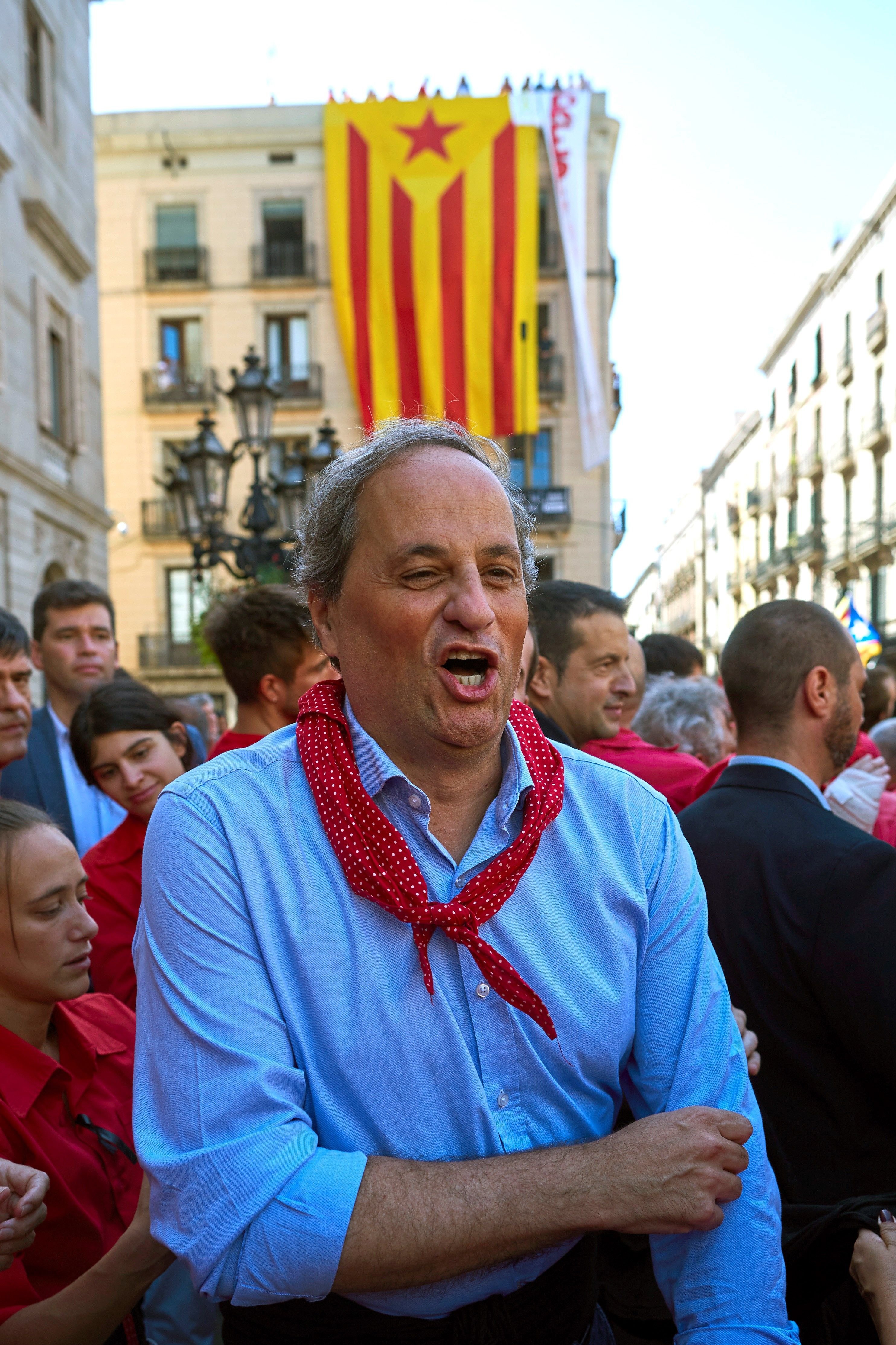 Un periodista de Madrid hace el ridículo atacando a Torra llamándolo "Joaquín"