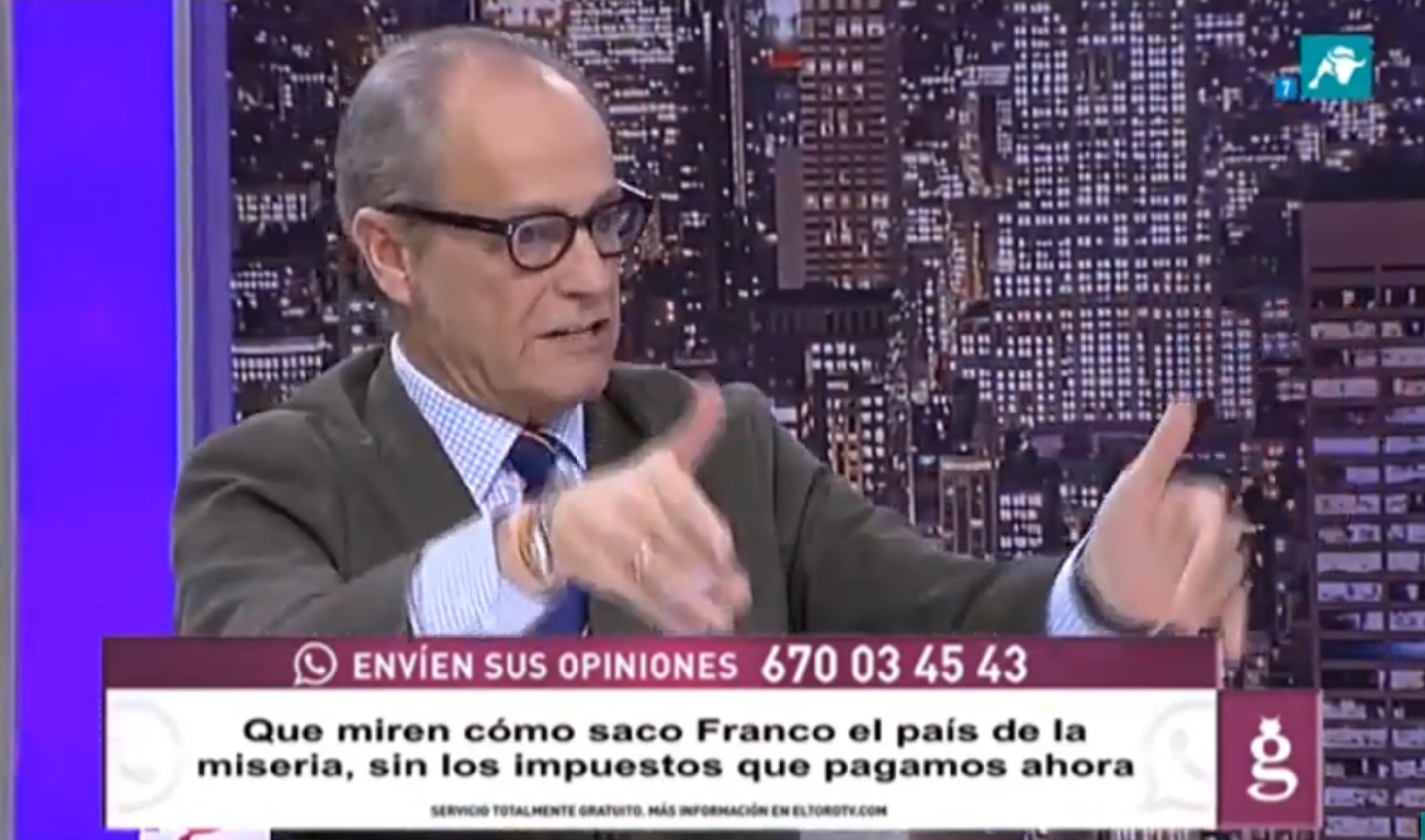 Una tele ultra, desfermada amb l'exhumació del dictador: "¡Viva Franco!"
