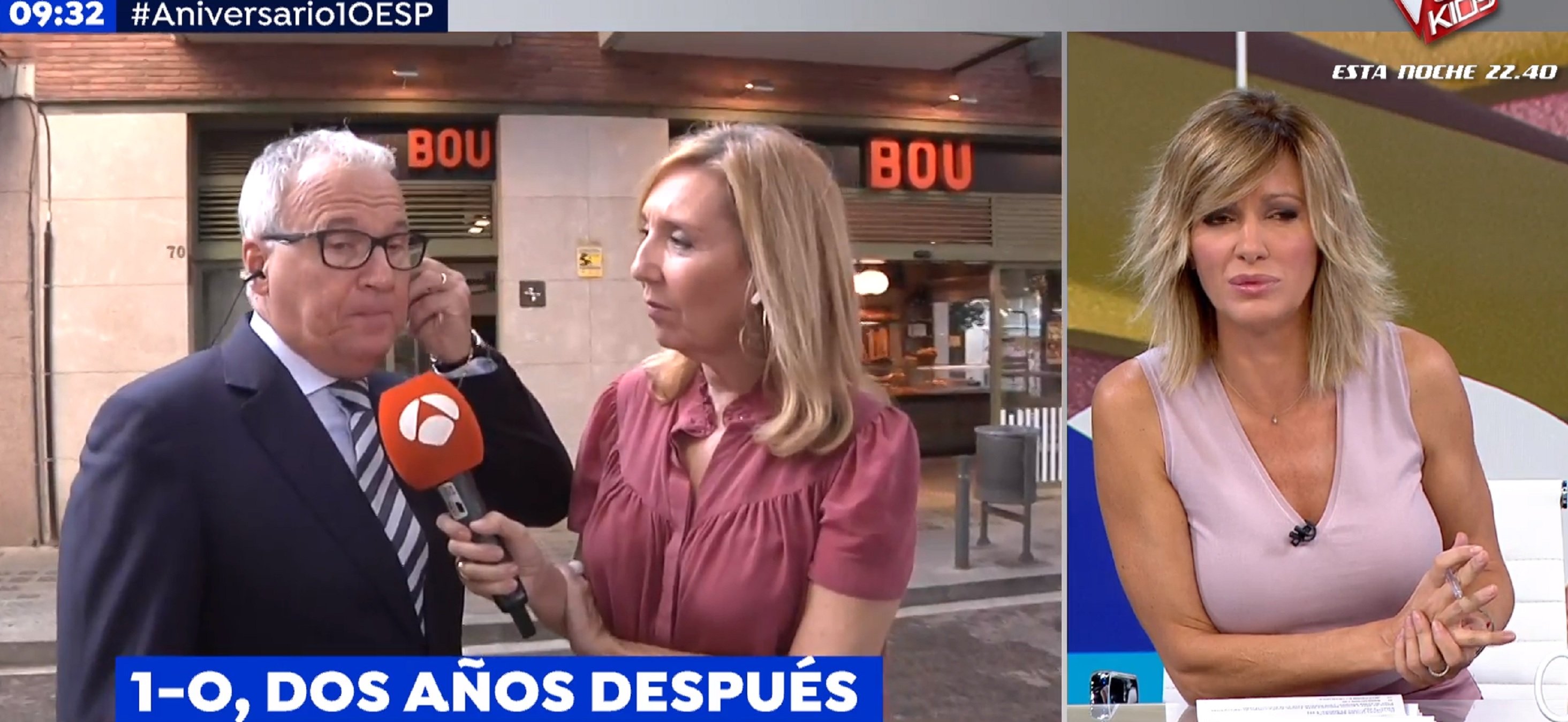 Susanna Griso con Josep Bou en su panadería: "Me pintan lazos. Siento asco"