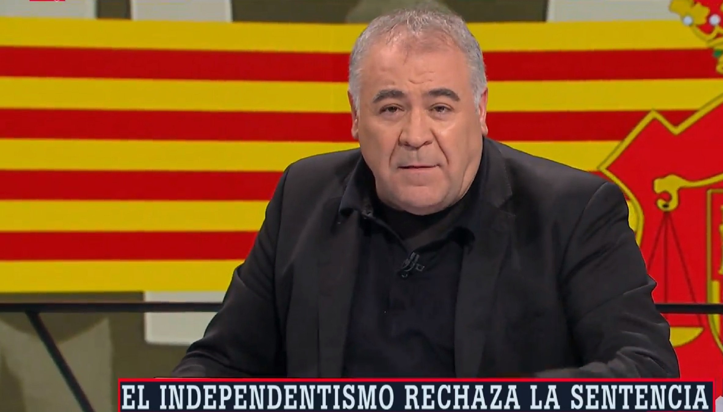 Vídeo de Ferreras: senyora amb rojigualda crida manifestants i la colpegen