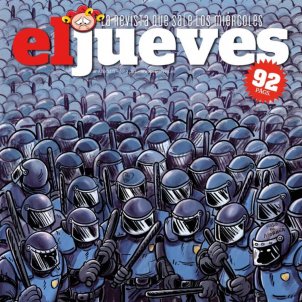 Portada demolidora d’El Jueves contra la repressió policial post-sentència