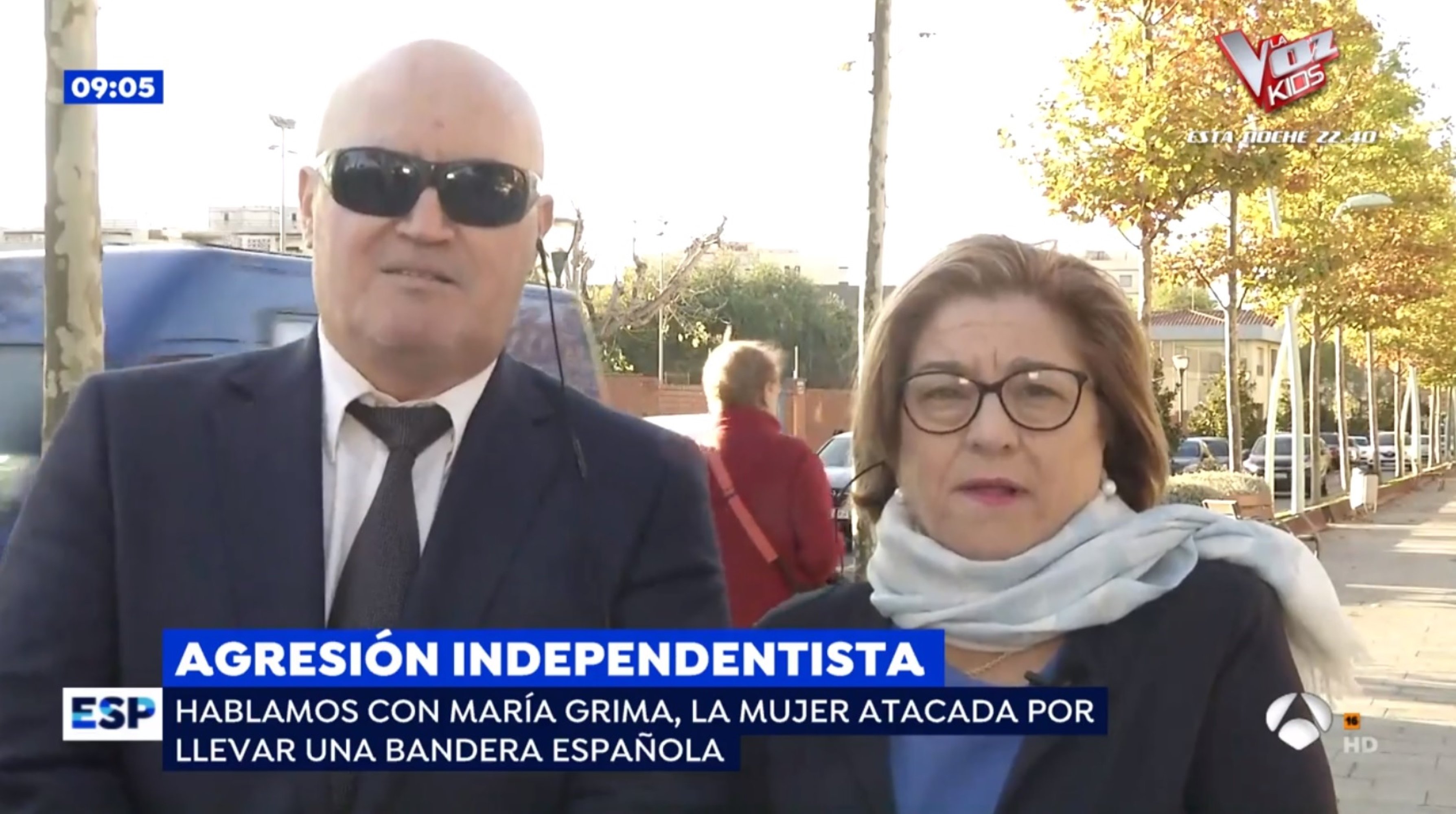 La militante de Vox agredida en Tarragona: "Saqué mi bandera porque me provocaron"