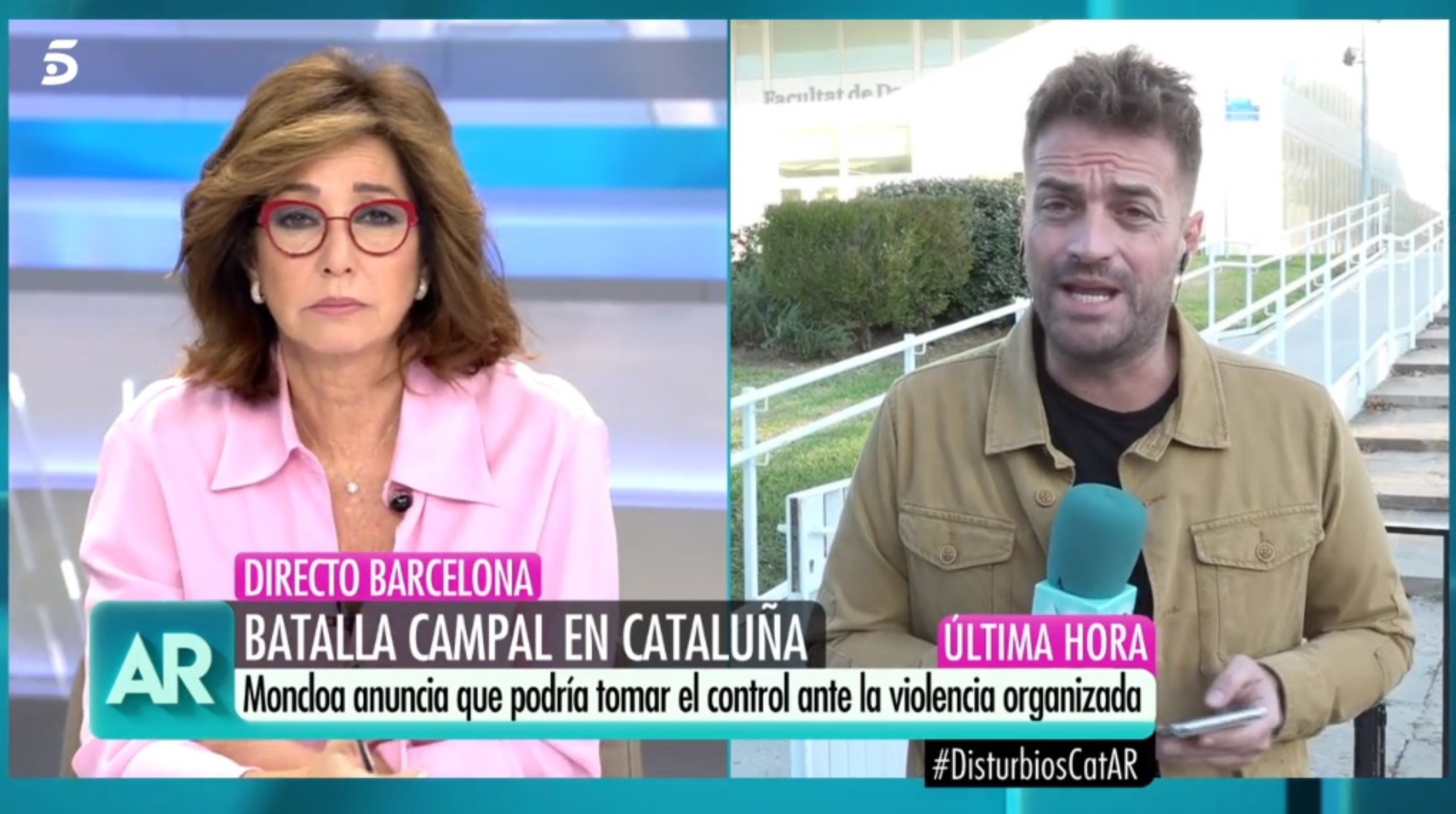 Ana Rosa entrevista un estudiant crític amb els indepes i oculta que és del PP