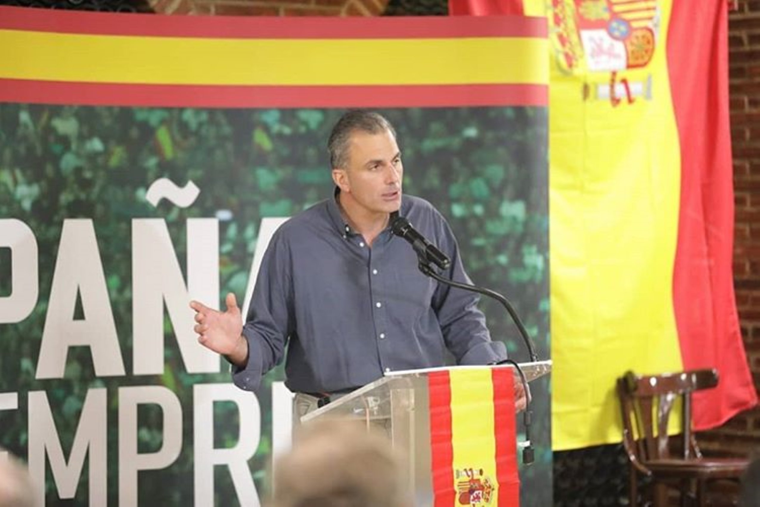 Ortega Smith insulta manifestantes de Lleida: "guarros separatistas"