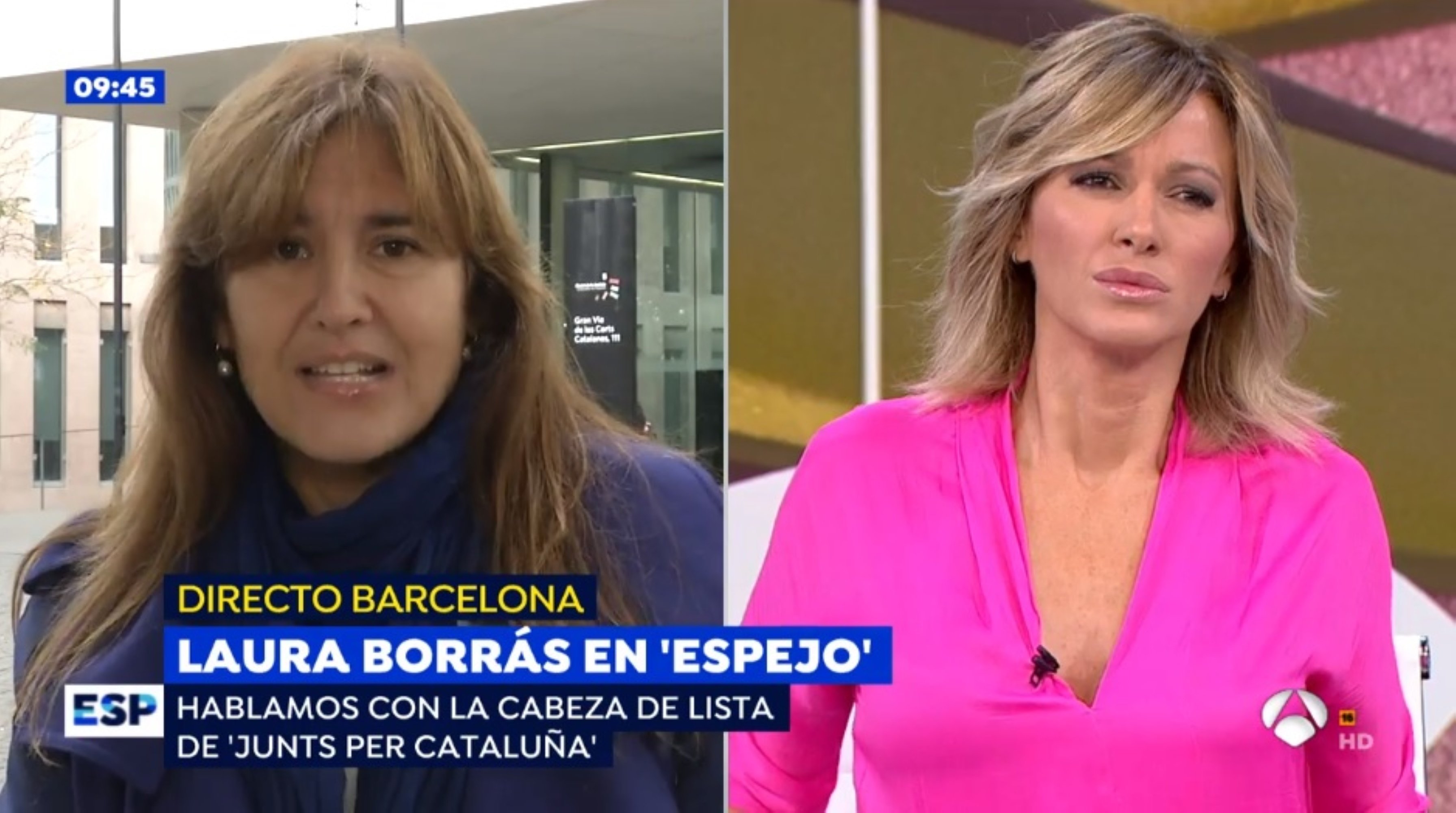 El cabreo de Griso con Borràs porque le catalaniza el nombre: "No me llamo así"