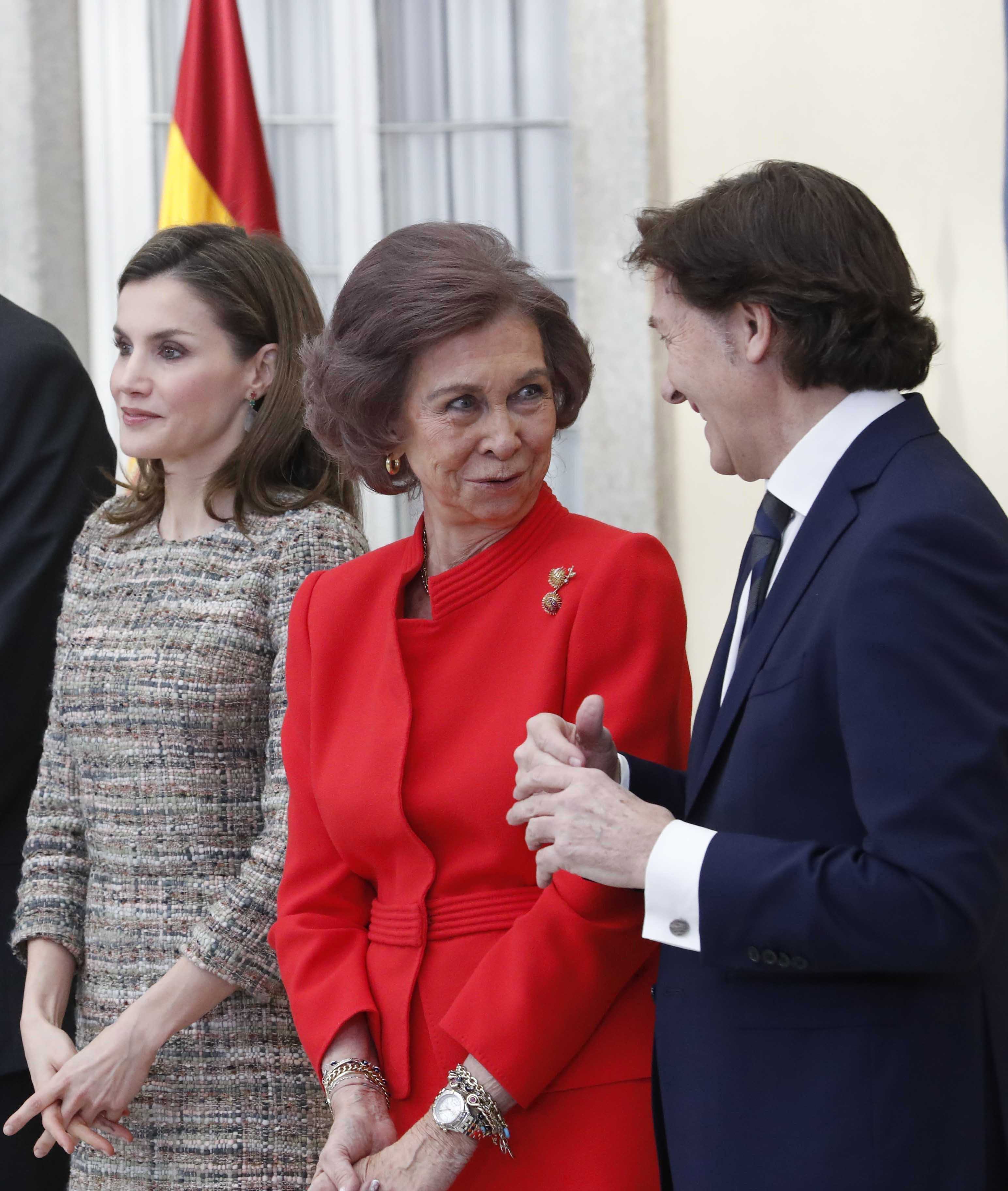 Letizia apoya a Sofía tras la tormenta Bárbara Rey