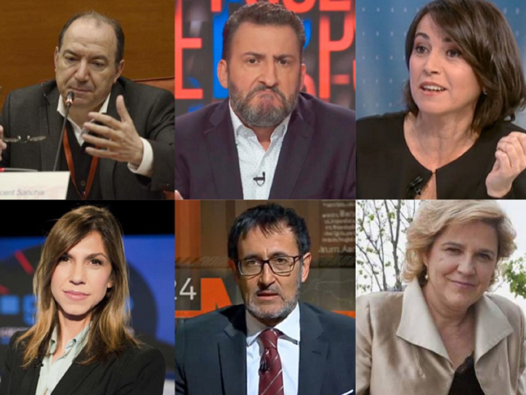 Infame lista negra de un medio unionista insultando y señalando a periodistas de TV3