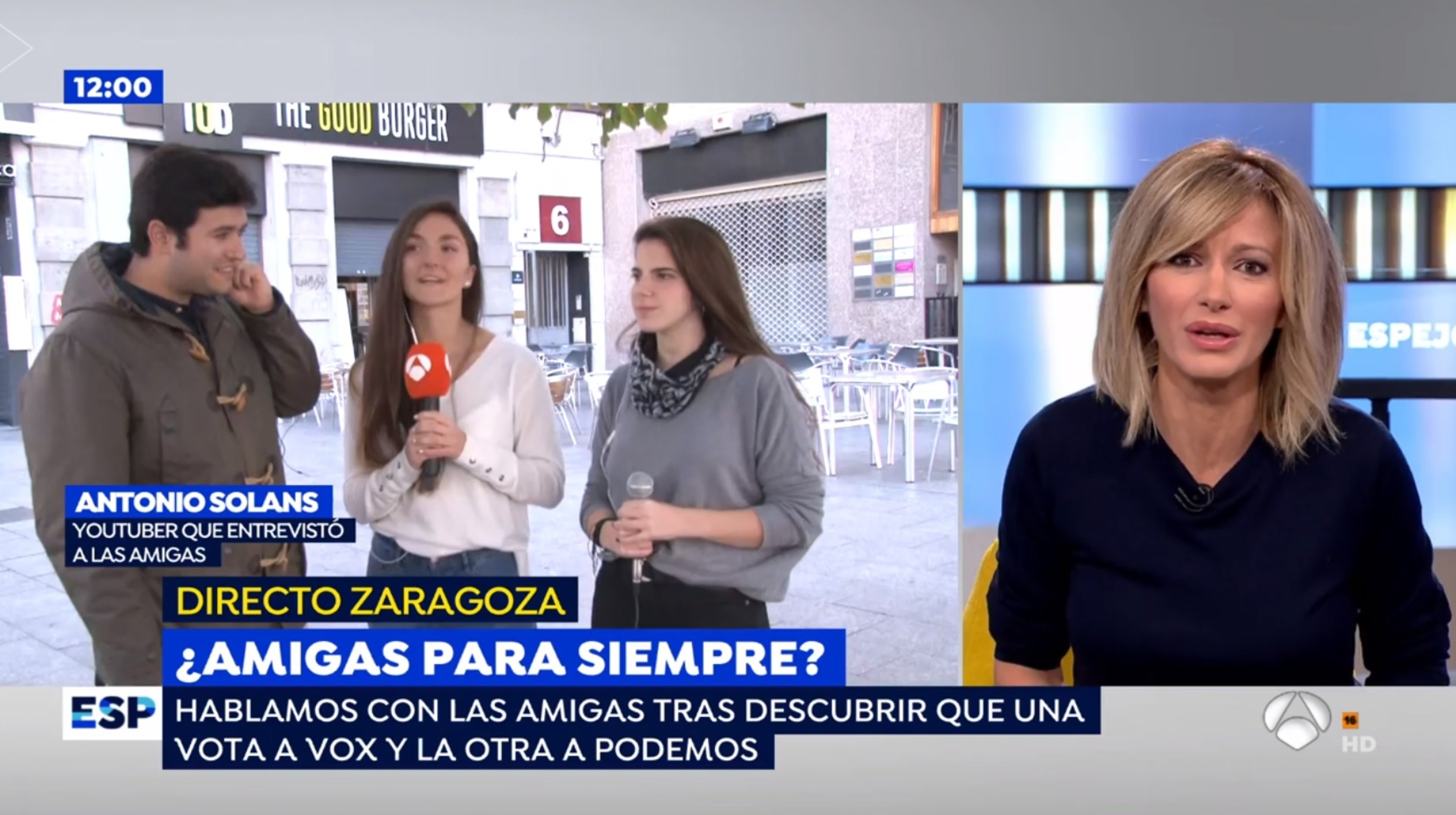 La chica de Vox del viral "Hostia, Lucía", en el programa de Griso: "Me ponen a caldo"