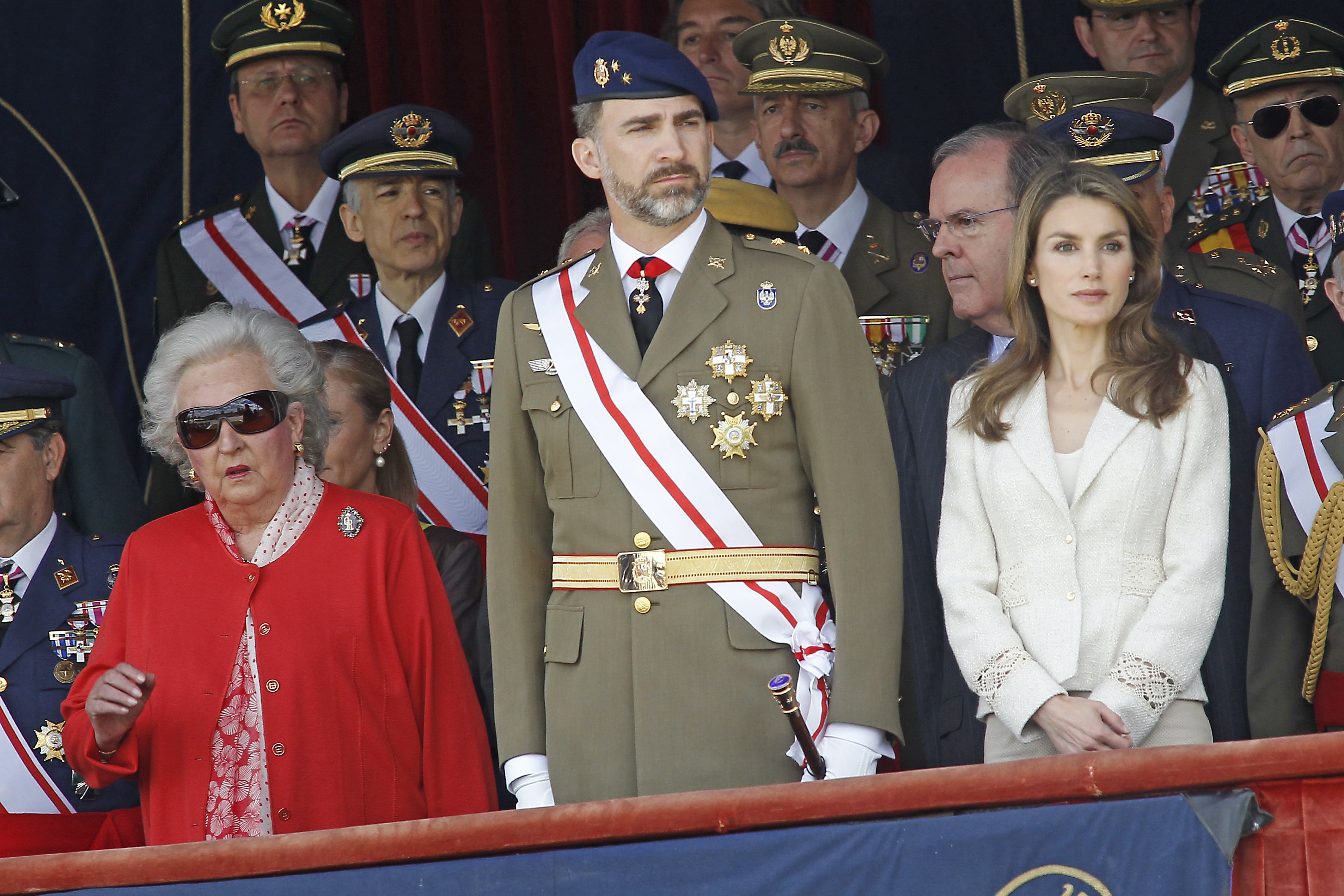 La tía de Felipe presume de genética Borbón: "Le ha tocado bailar con la más fea"