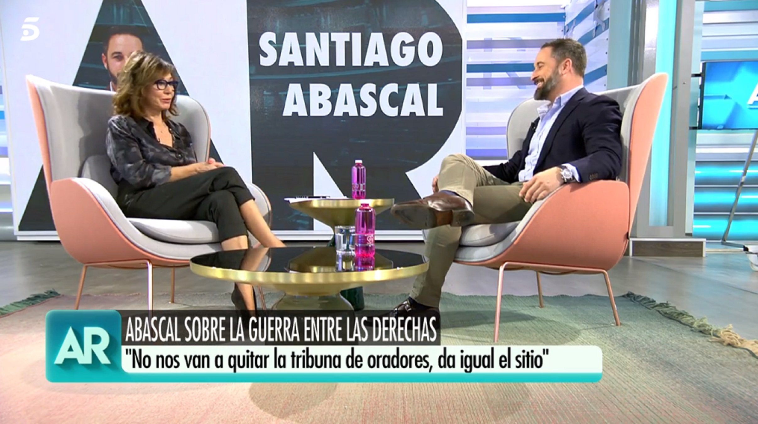 Indignación con Ana Rosa, rendida a Abascal: "Ha sido un placer. Tendrá que venir más"