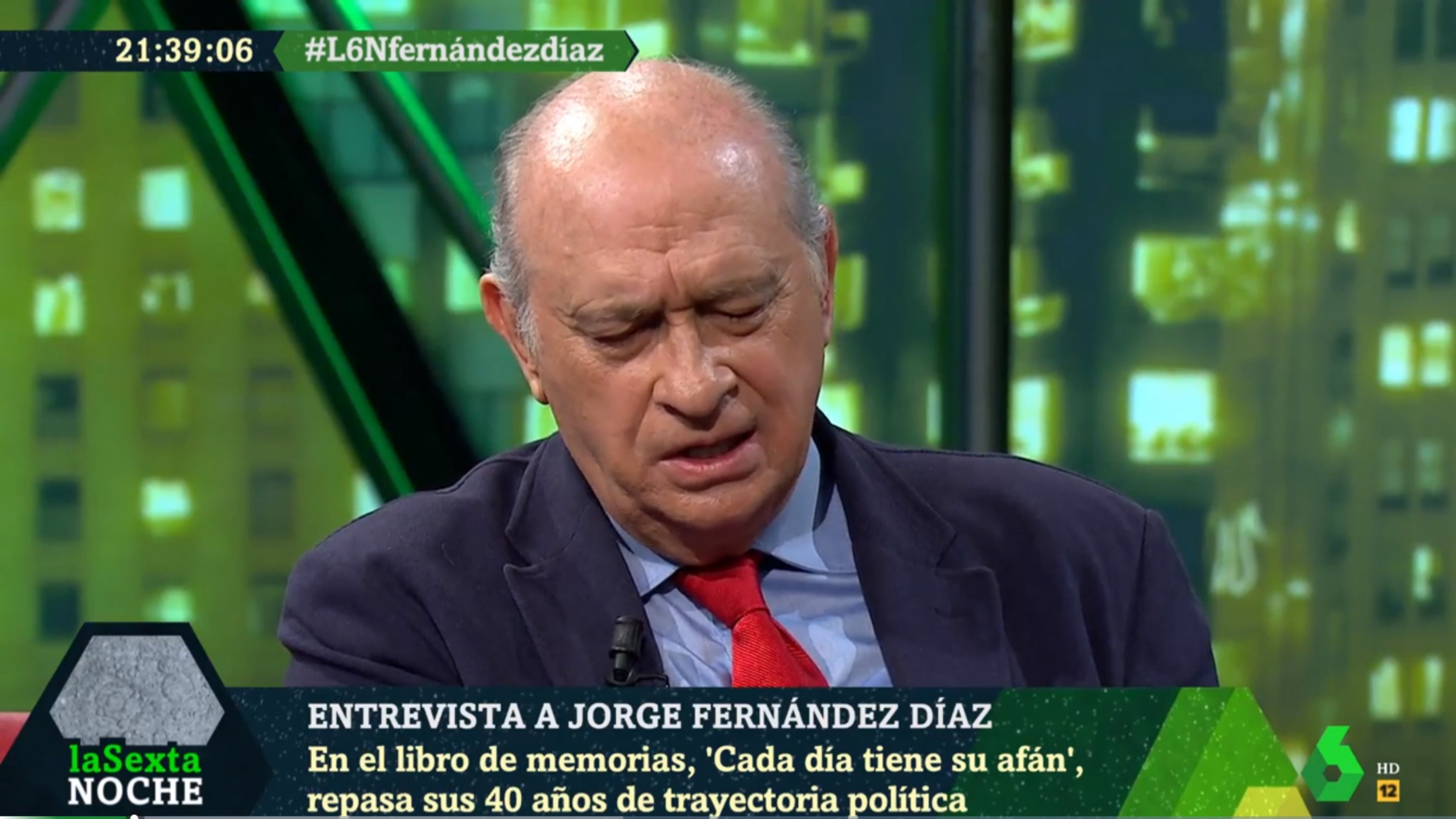 L'exministre Fernández Díaz a La Sexta, l'audiència es tapa el nas: "Cloaquero"