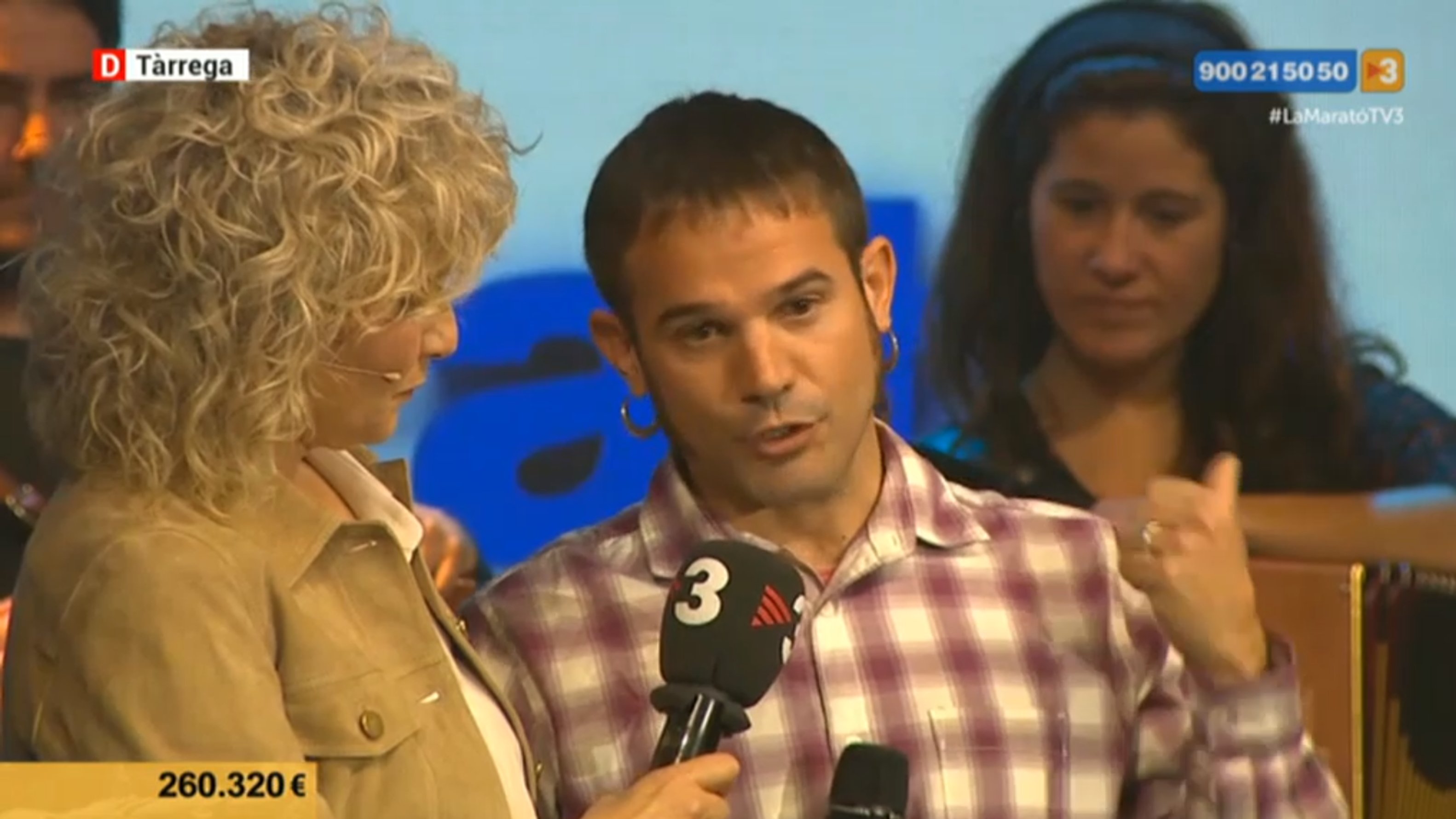 El conmovedor hilo de voz de Cesk Freixas recordando a su padre en la Marató de TV3