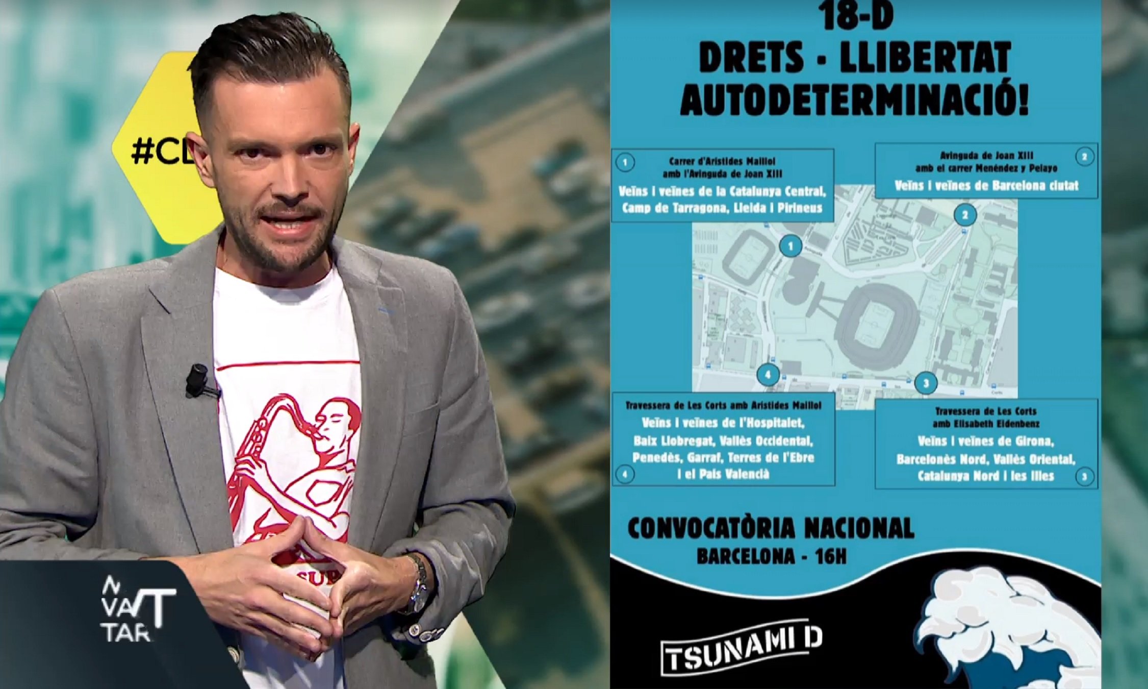 La Sexta fa pena amb l'expert sobre Tsunami Democràtic: això diu de l'Hospitalet