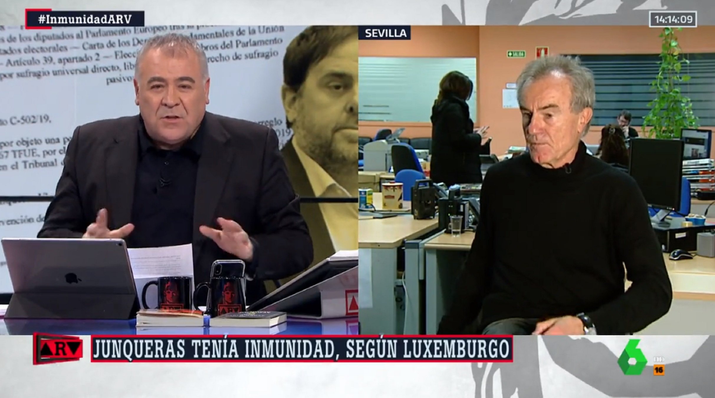 Pérez Royo, demoledor con Ferreras sobre la justicia española. Los ultras, a la yugular