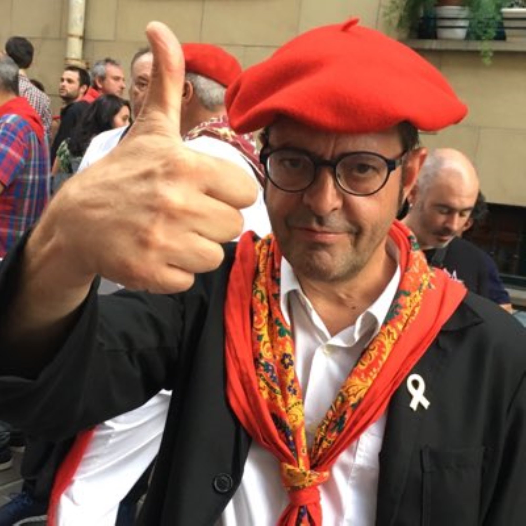 El guiño de un famoso presentador vasco a Catalunya por Sant Esteve