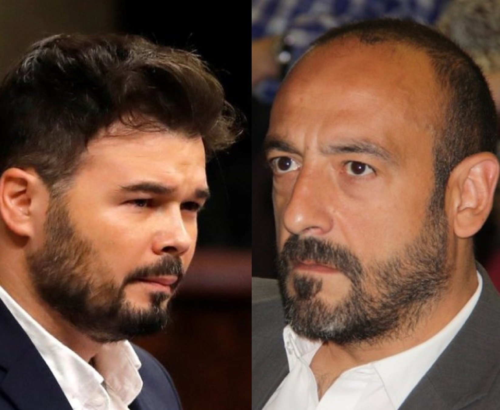 Rufián i Cañas es posen d'acord criticant TV3 per una estranya entrevista