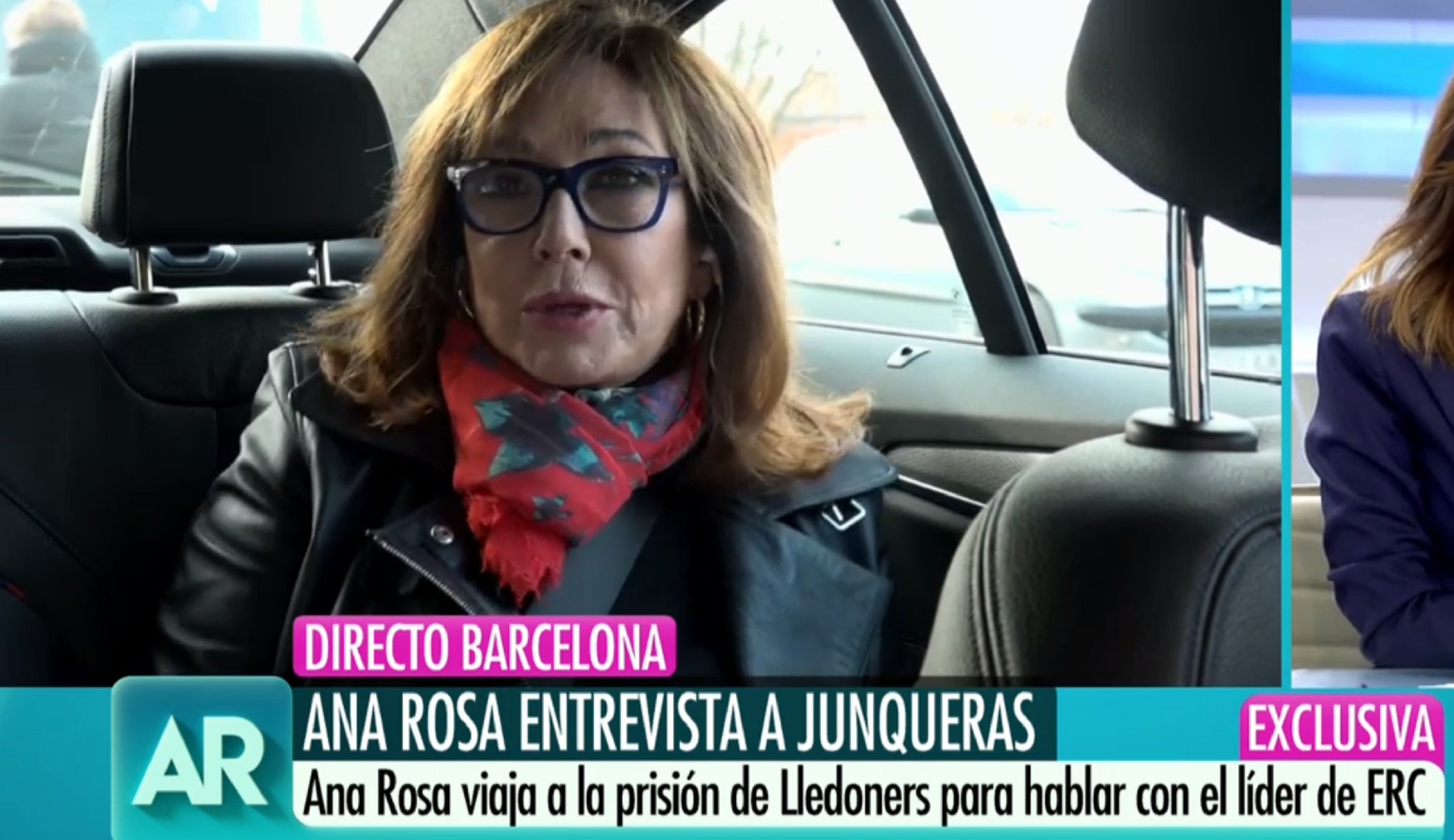 Ana Rosa Quintana a la presó: a Lledoners entrevistant Oriol Junqueras