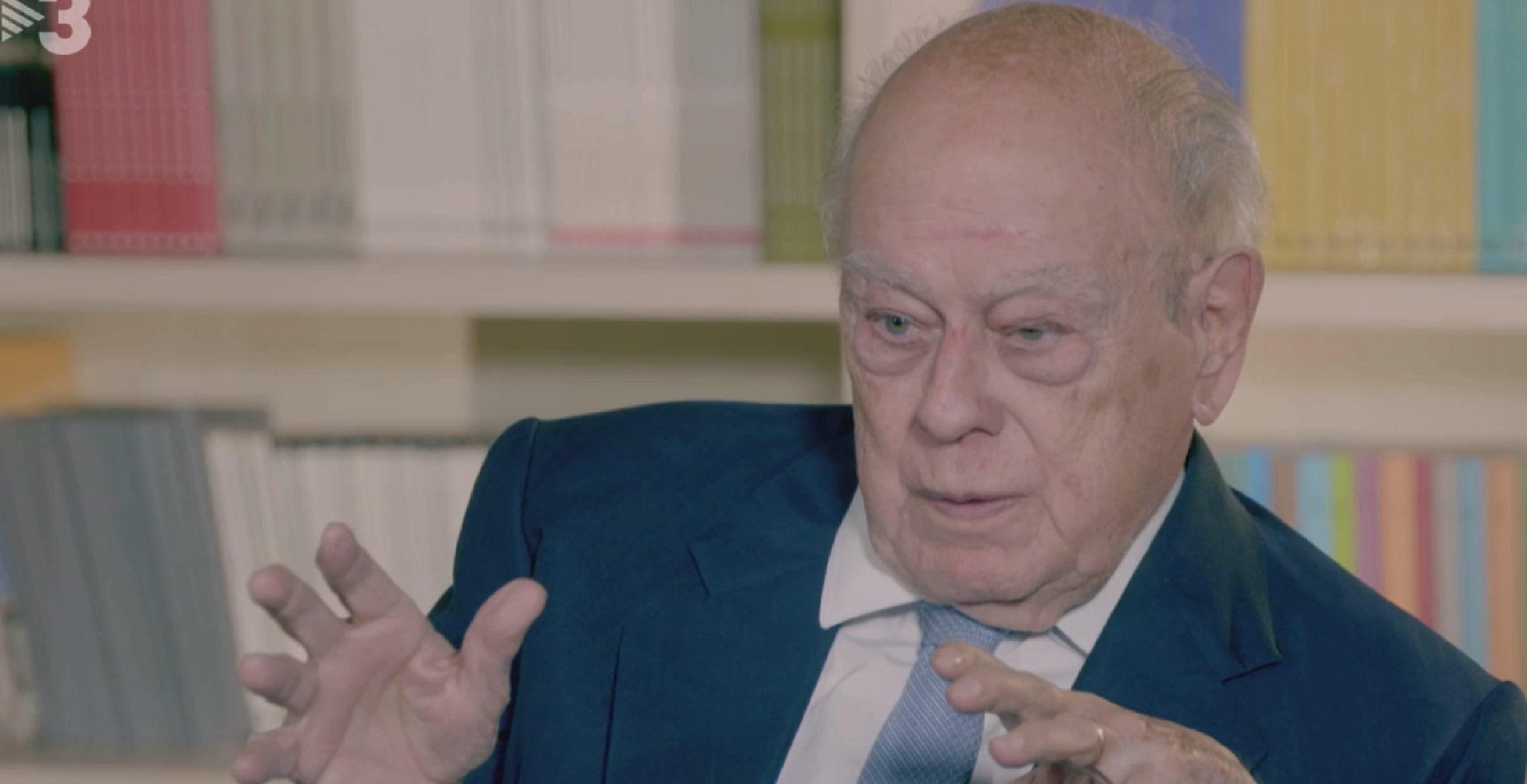 VÍDEO Las declaraciones de Jordi Pujol en TV3, los tics y su voz a los 90 años