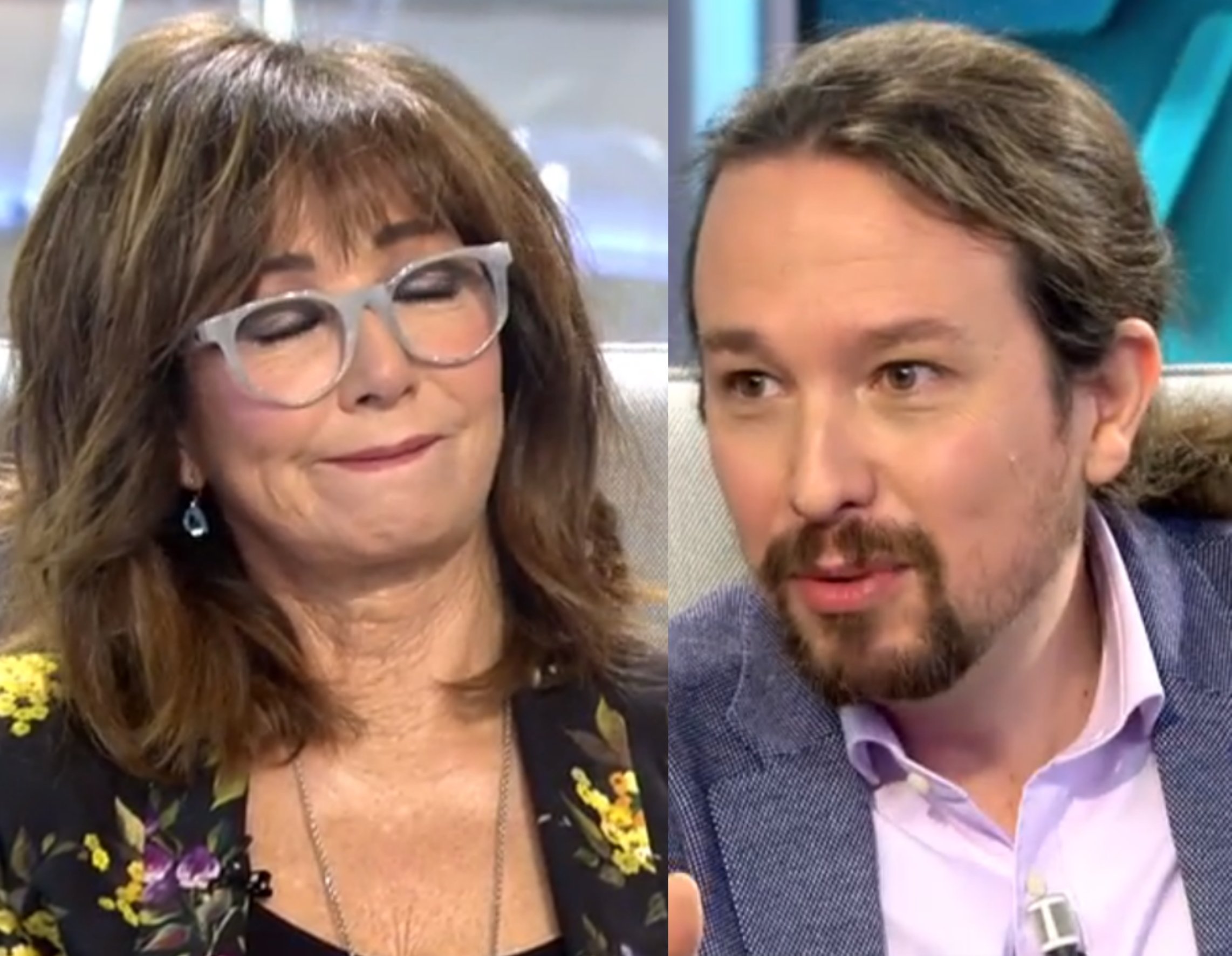 Ana Rosa es mofa del físic de Pablo Iglesias: "Parece mi madre"