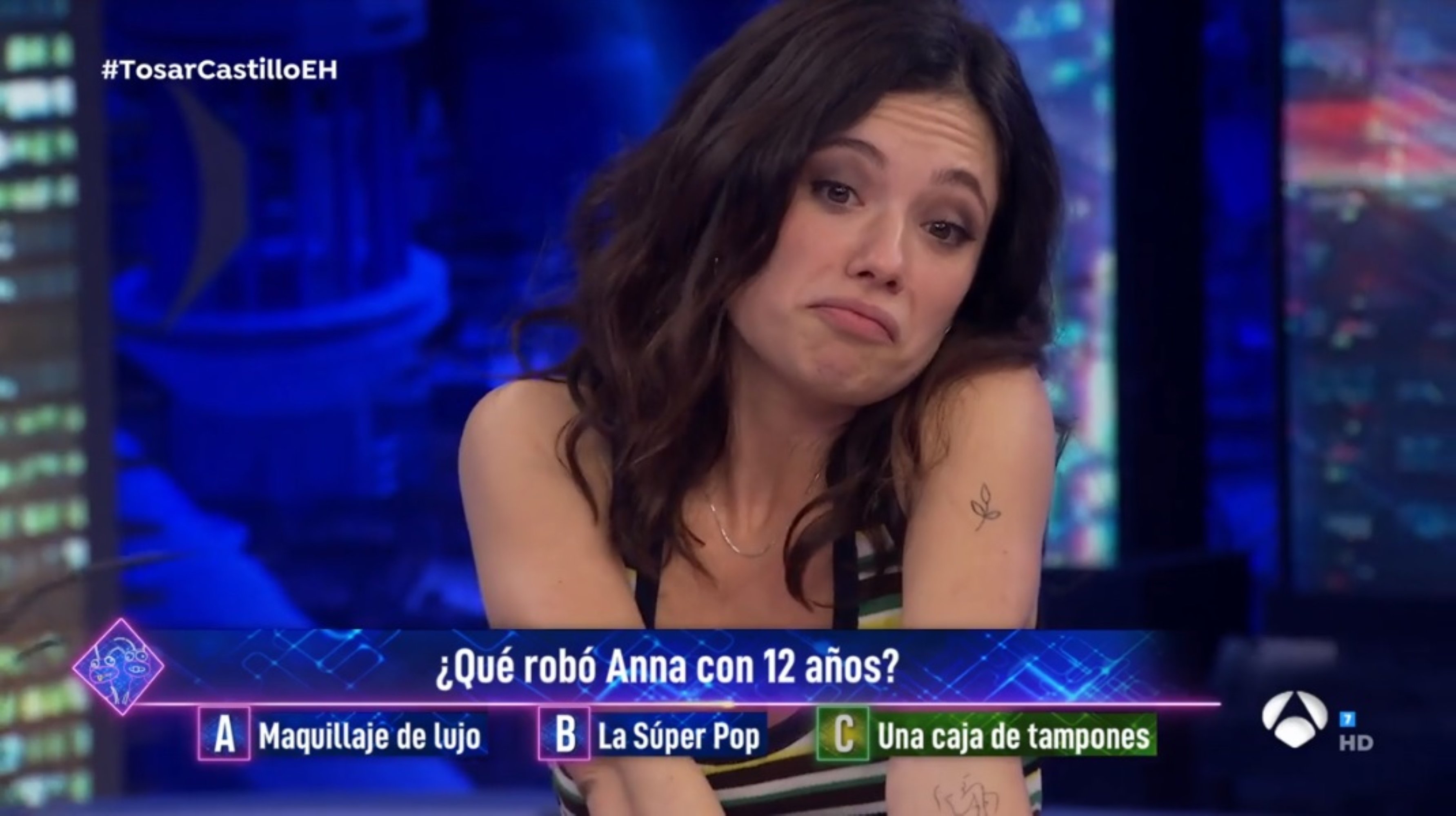 Anna Castillo, de petita, retinguda per robar: "Me metieron en un cuartito y..."