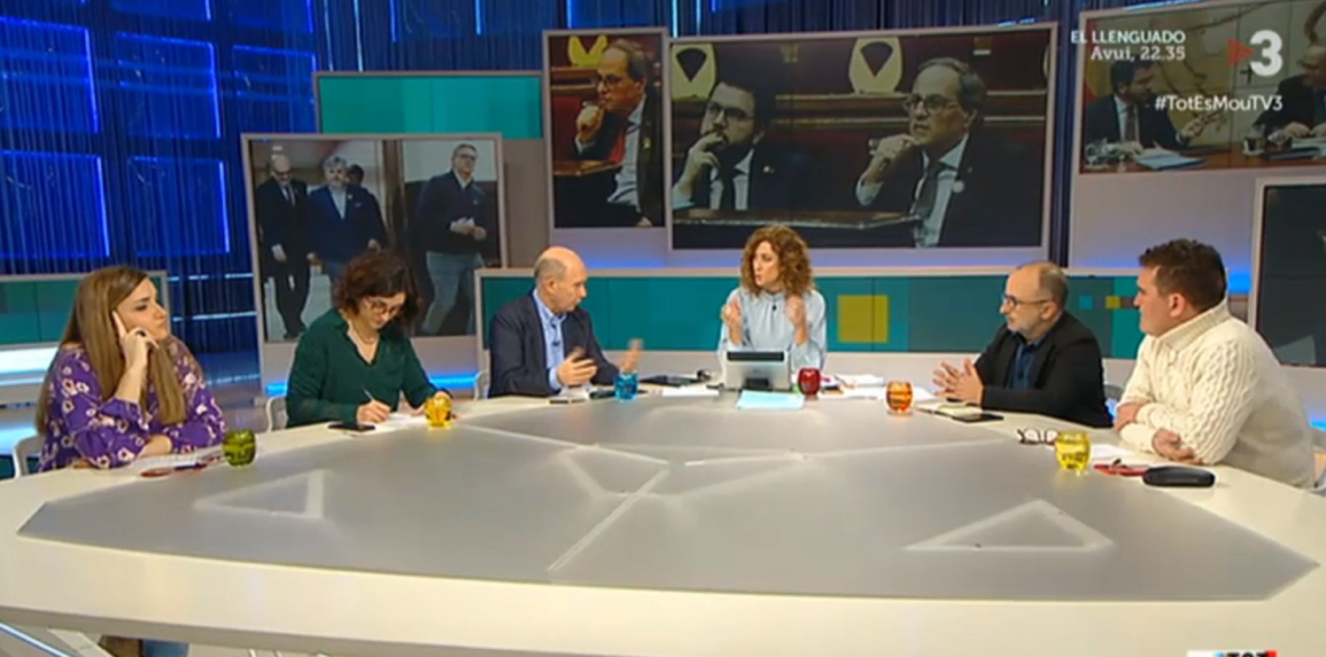 TV3 en precampanya electoral i twitter encès: "Cap tertulià a favor de Torra!"