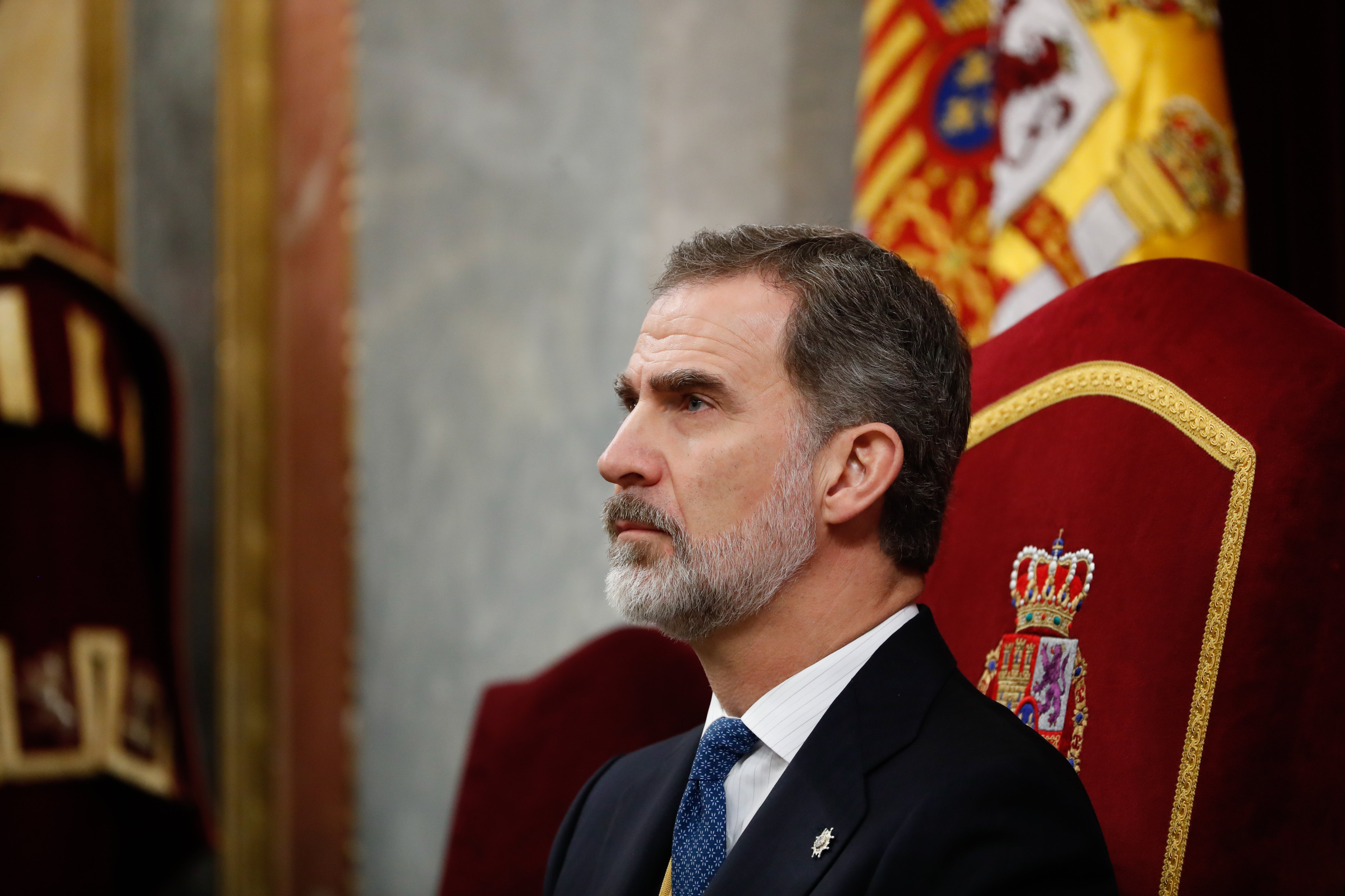 La rancia imagen que se ha visto en el Congreso con la visita del rey (Cayetana aparte)