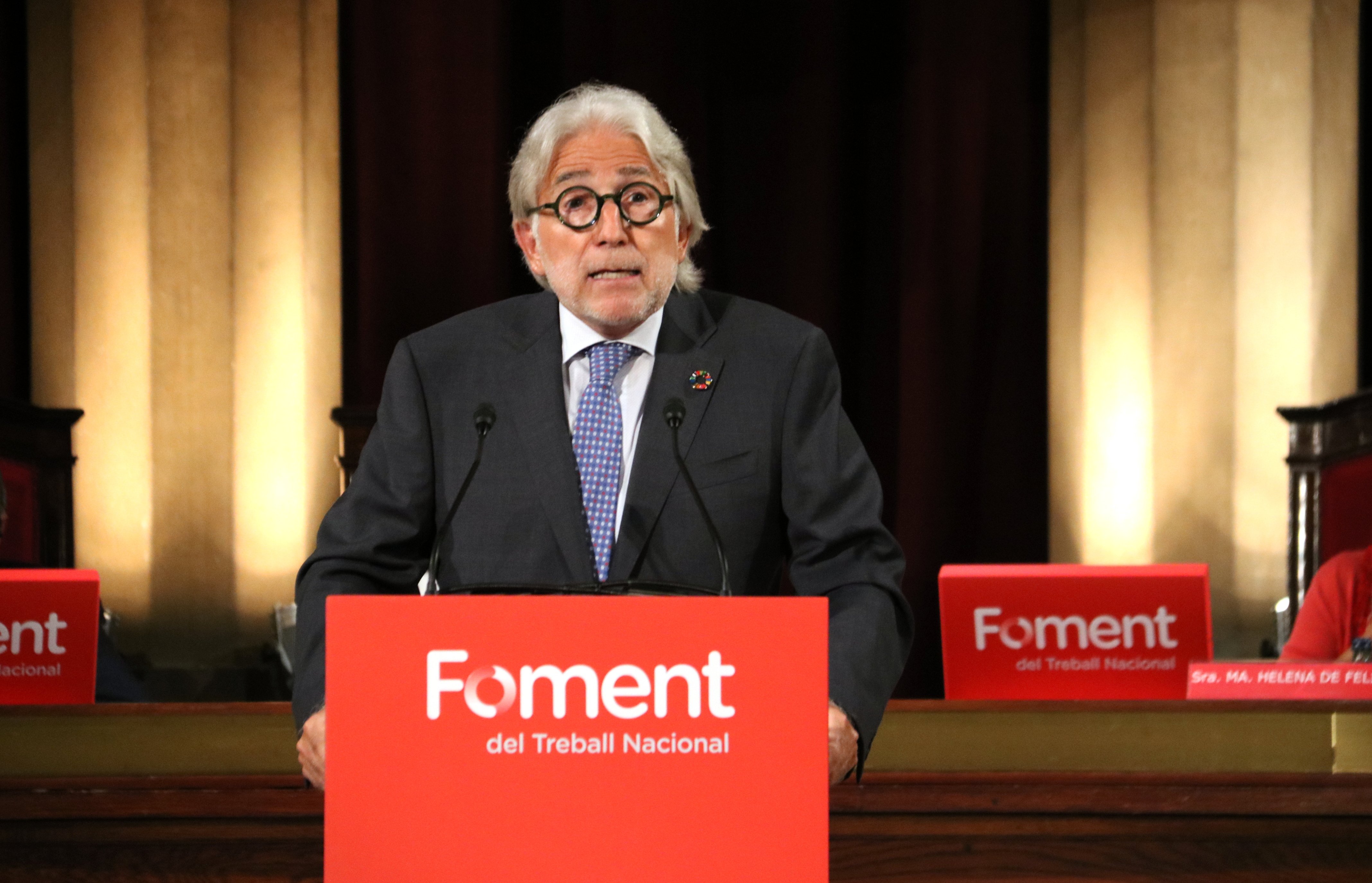 Presidente Foment Josep Sanchez Lllibre aeropuerto del prat - ACN