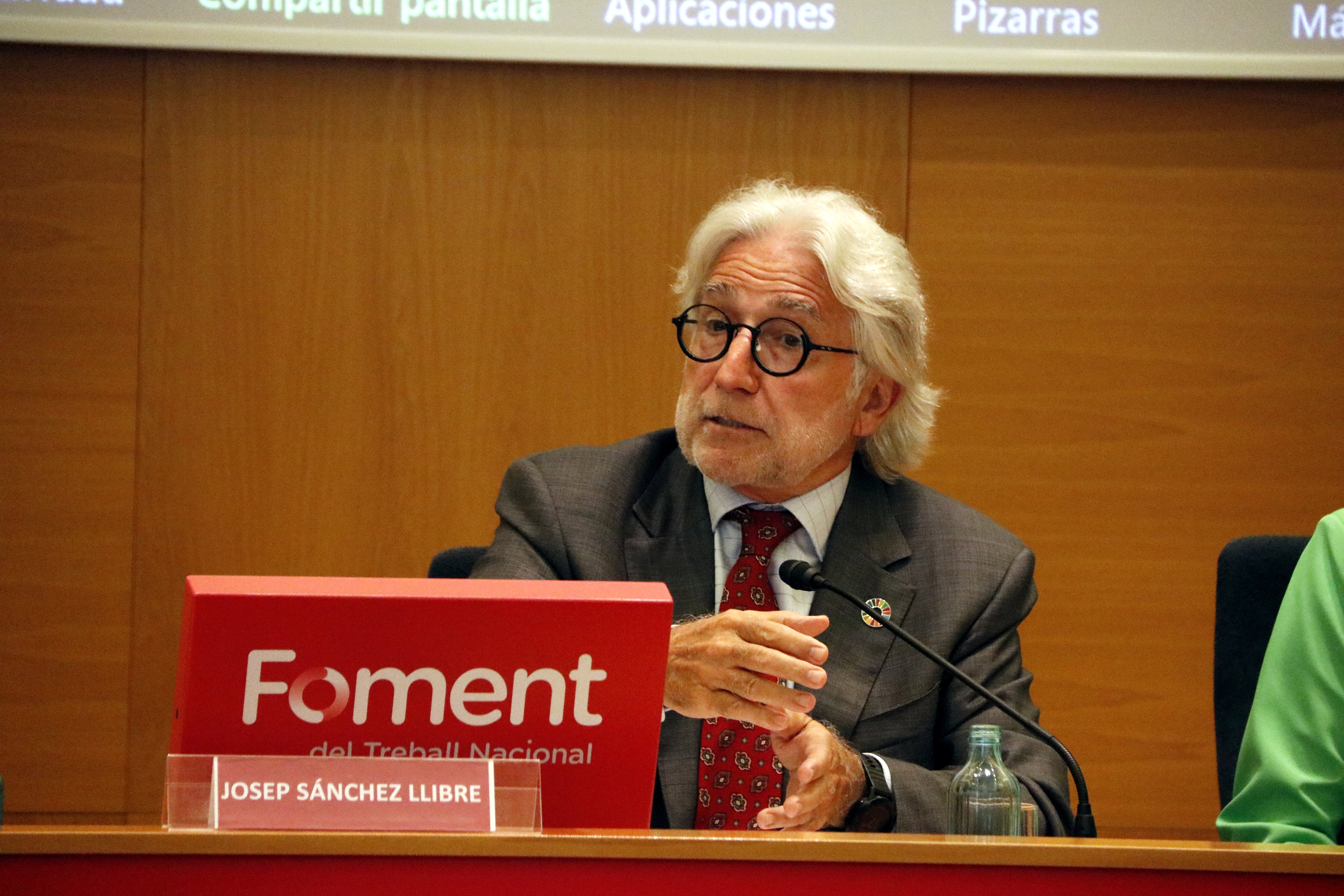 President Foment de Treball, Josep Sánchez Llibre / ACN