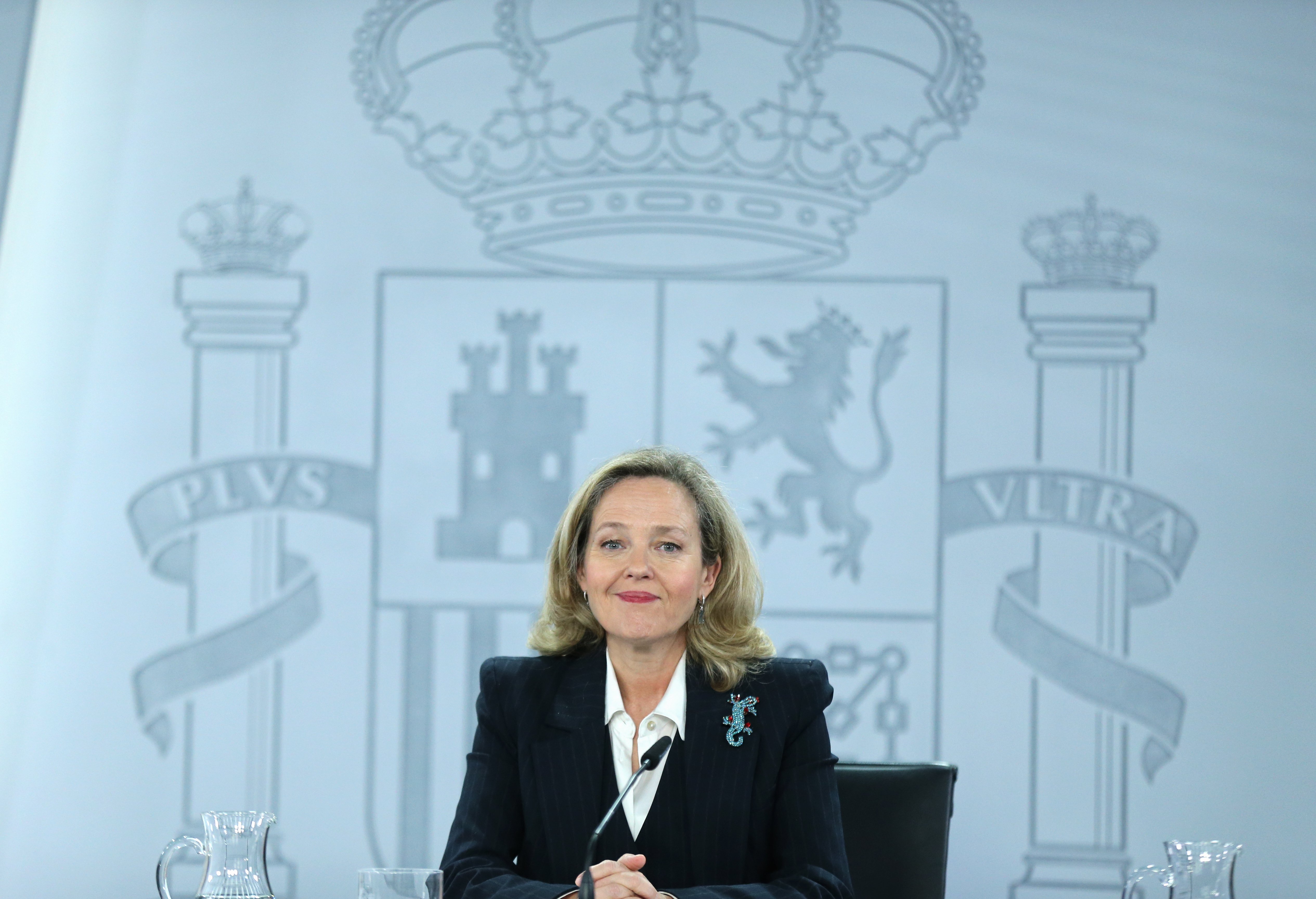 La vicepresidenta y ministra de Economía, Nadia Calviño.