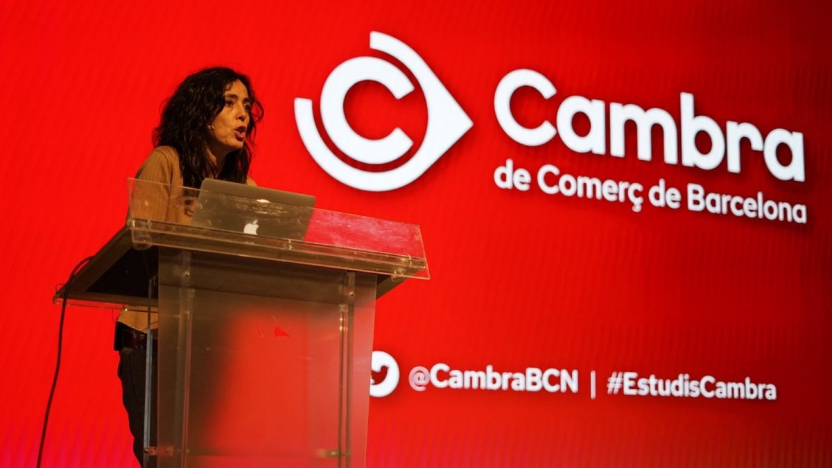 La presidenta de la Cambra de Comerç de Barcelona, Mònica Roca.