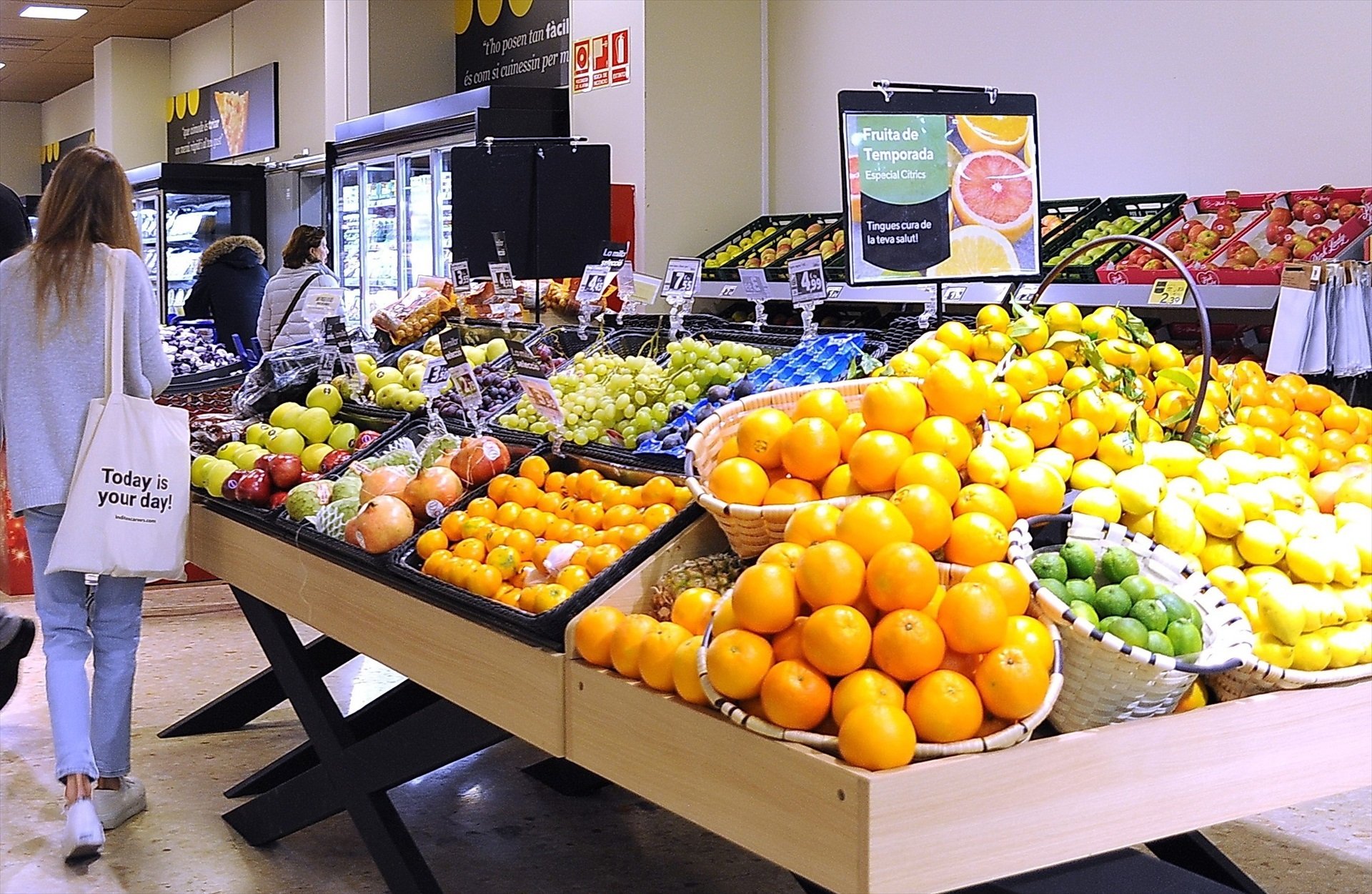 Frutas y verduras supermercado / Foto: Europa Press