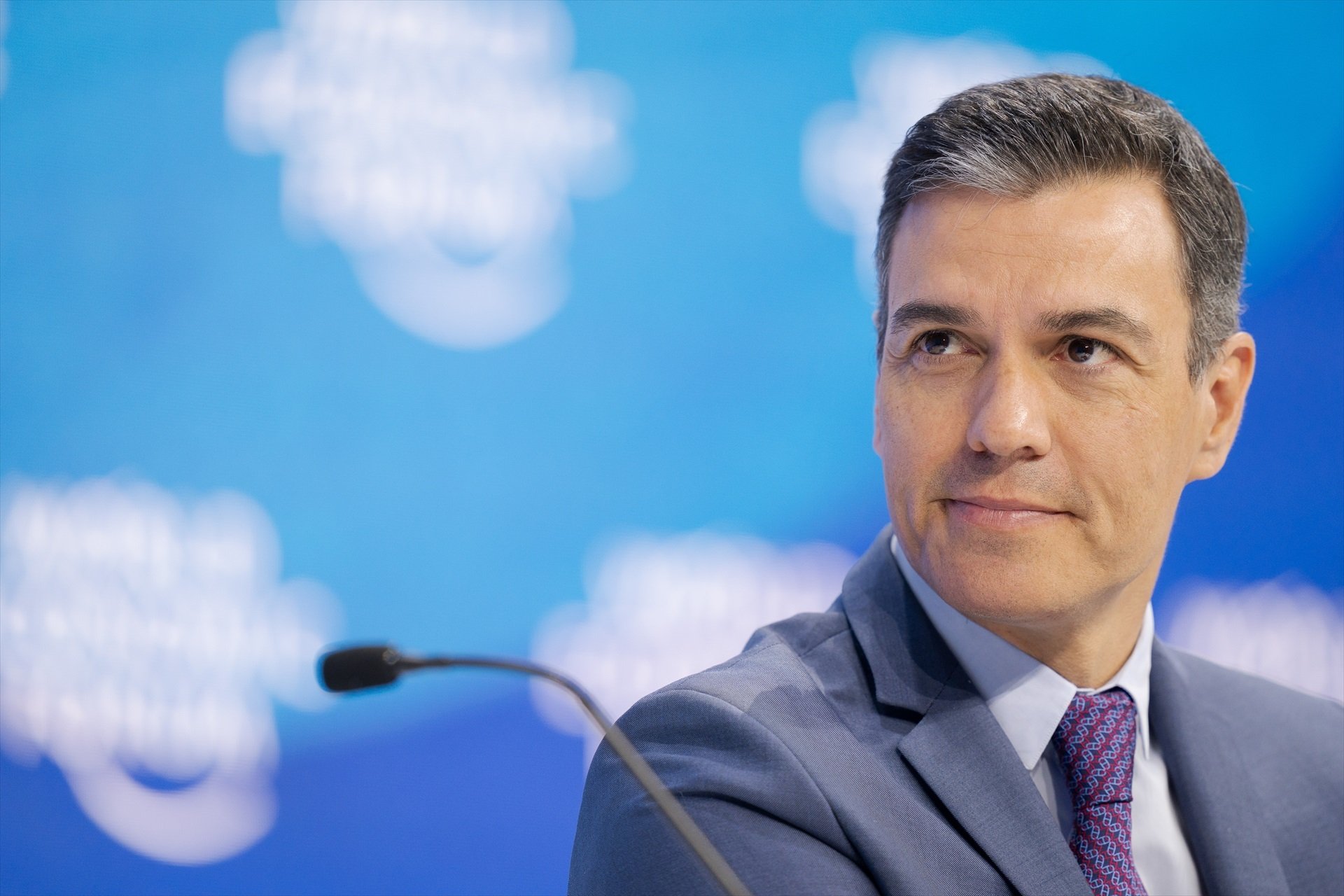 Pedro Sánchez, durant el Fòrum de Davos de l'any passat | Fotografia: Europa Press