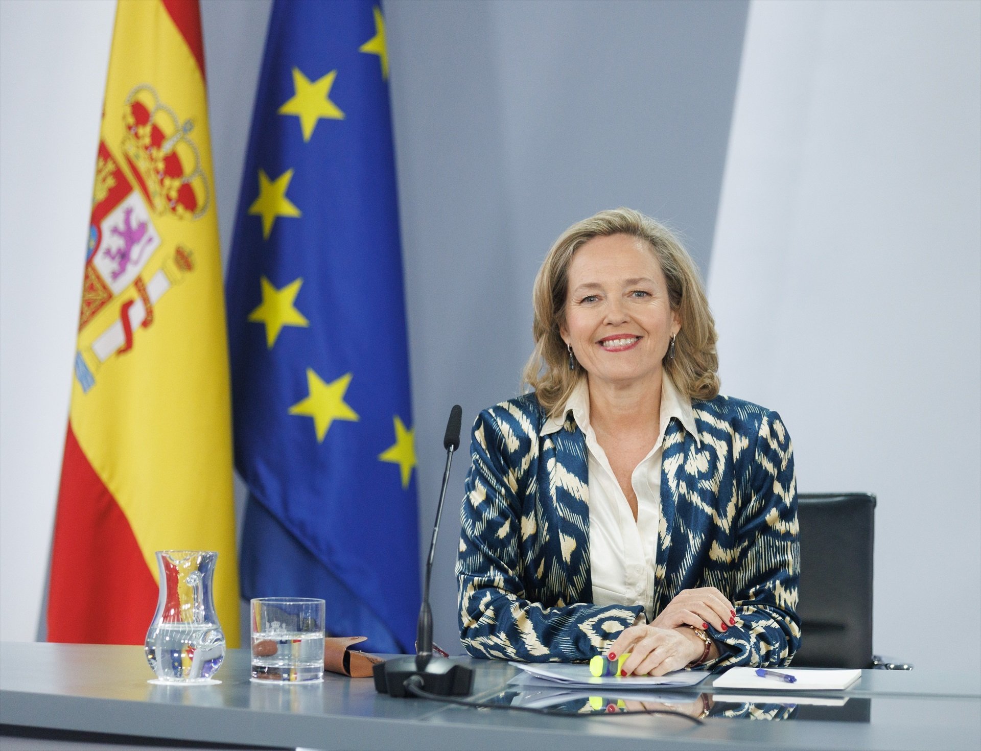 Vicepresidenta primera y ministra de Asuntos Económicos y Transformacion Digital, Nadia Calviño