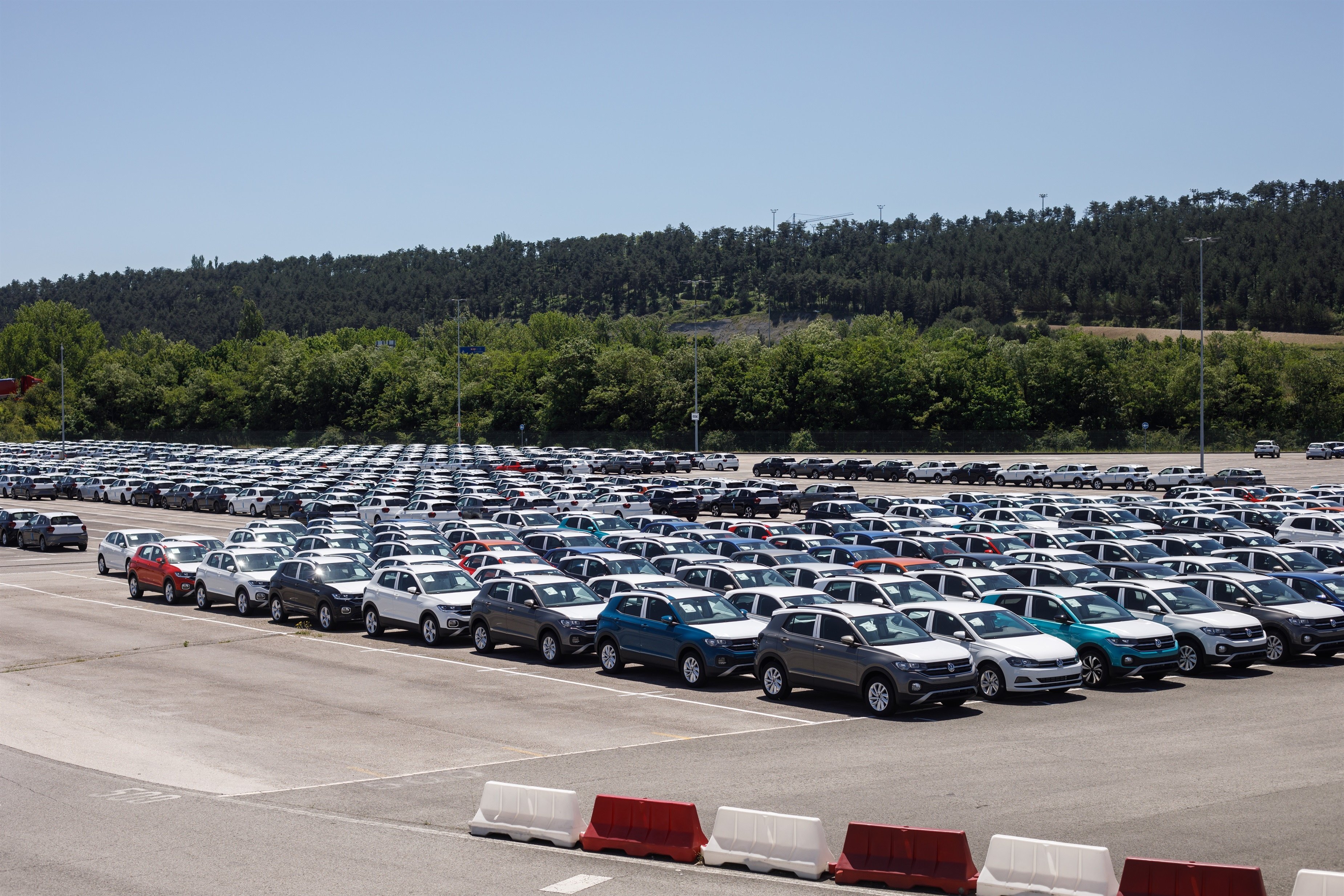 Campa de coches de Volkswage Europa Press