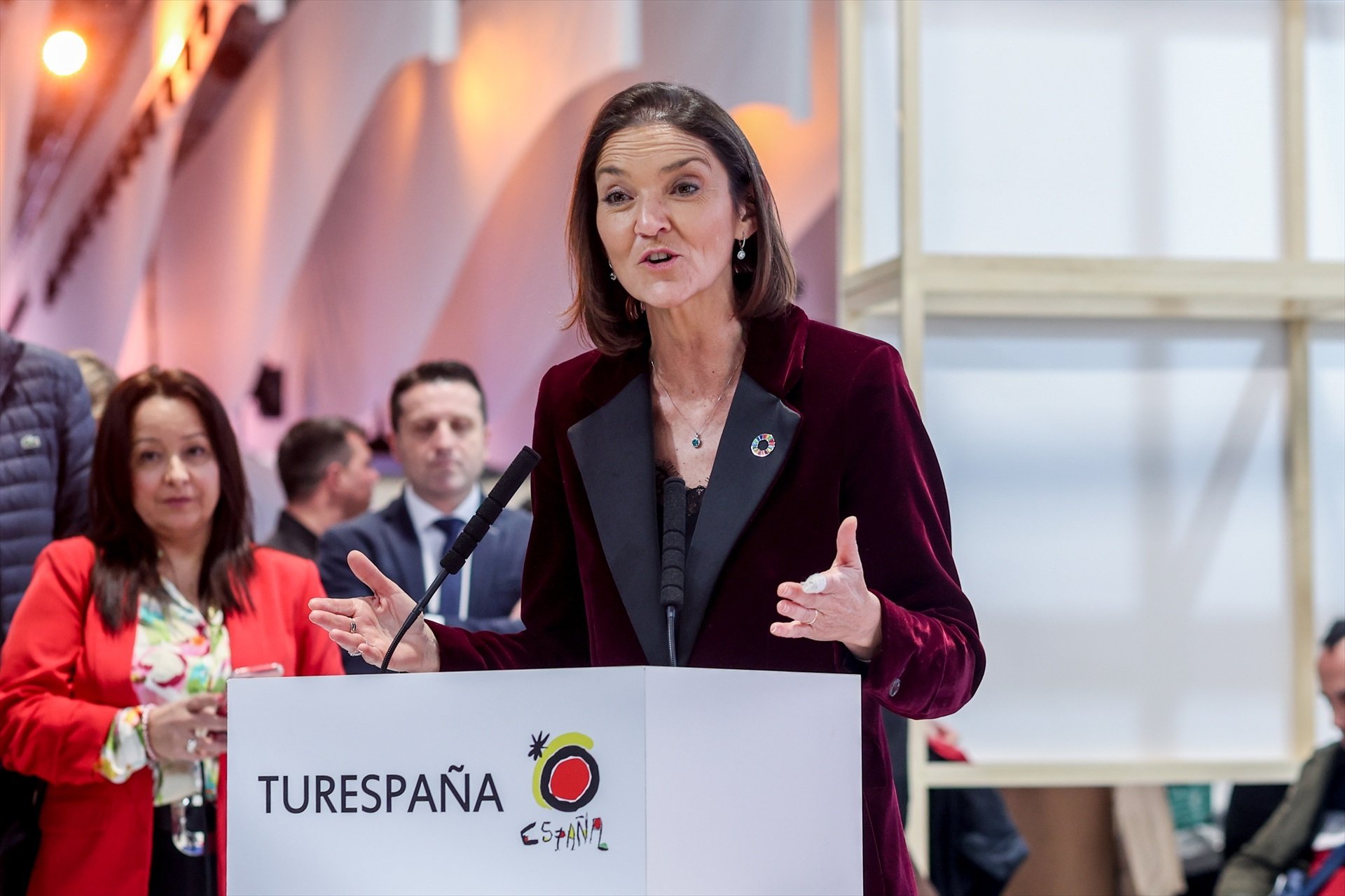 La ministra de Industria, Comercio y Turismo, Reyes Maroto / Foto: Europa Press