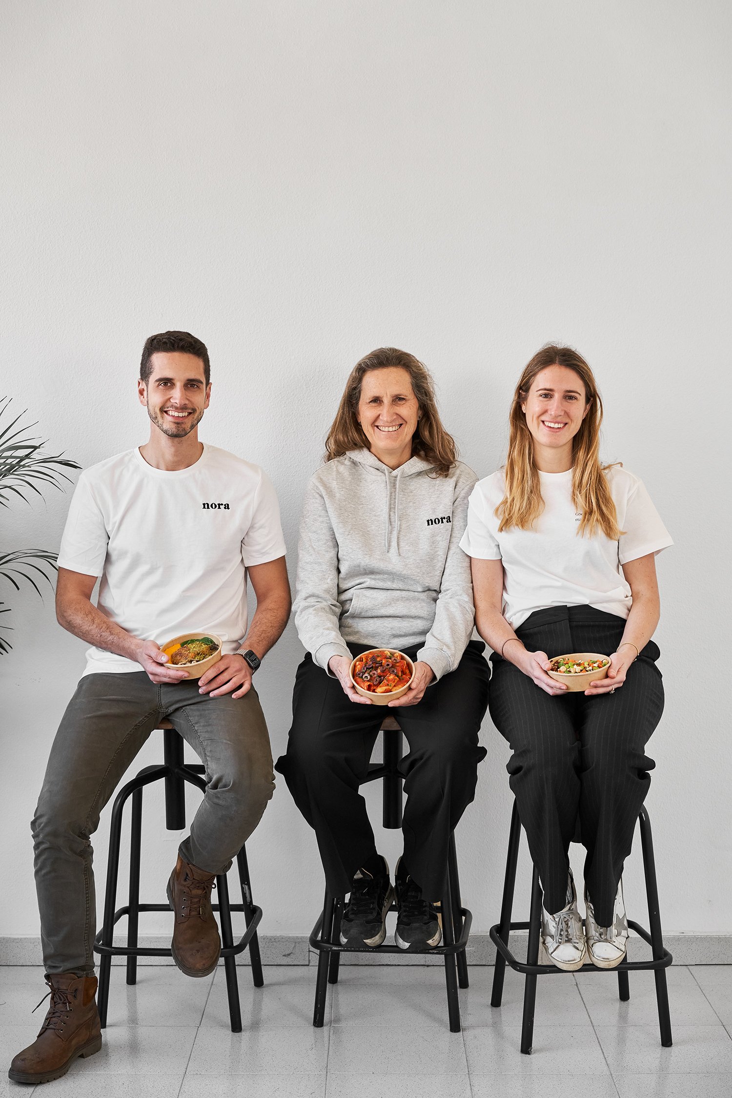 Albert Solé, Nora Barata y Nora Vallcorba, Founders de Nora Real Food