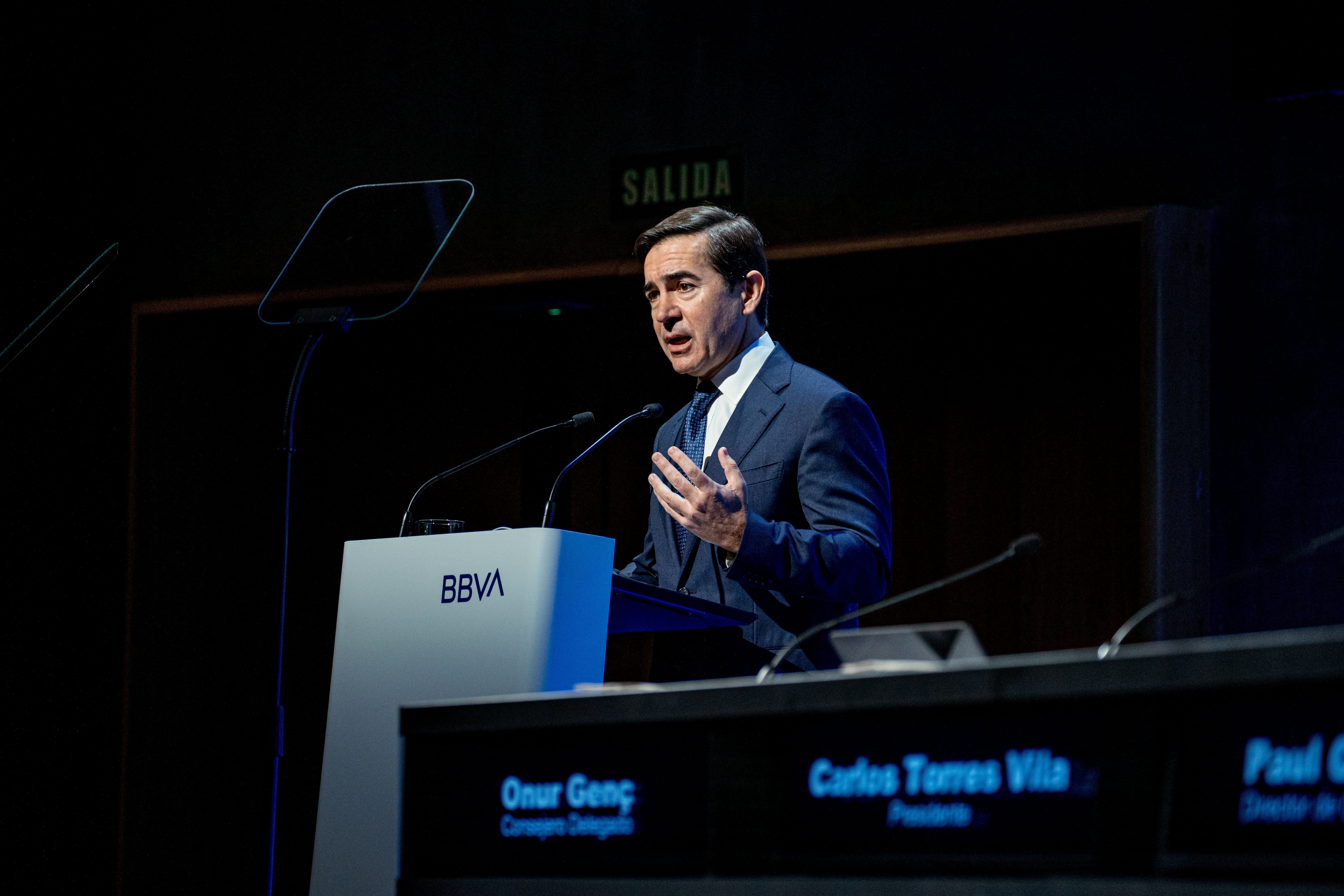 El presidente de BBVA, Carlos Torres 